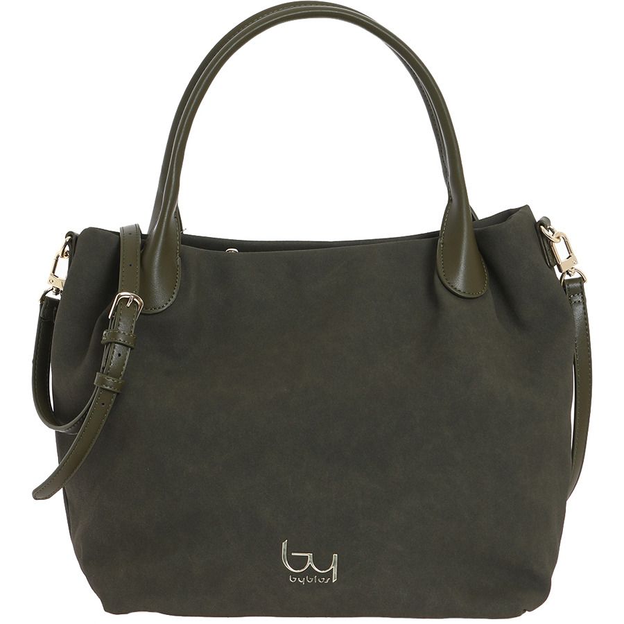 By Byblos borsa shopping con manici e tracolla VERDE TU | Giò Fashion