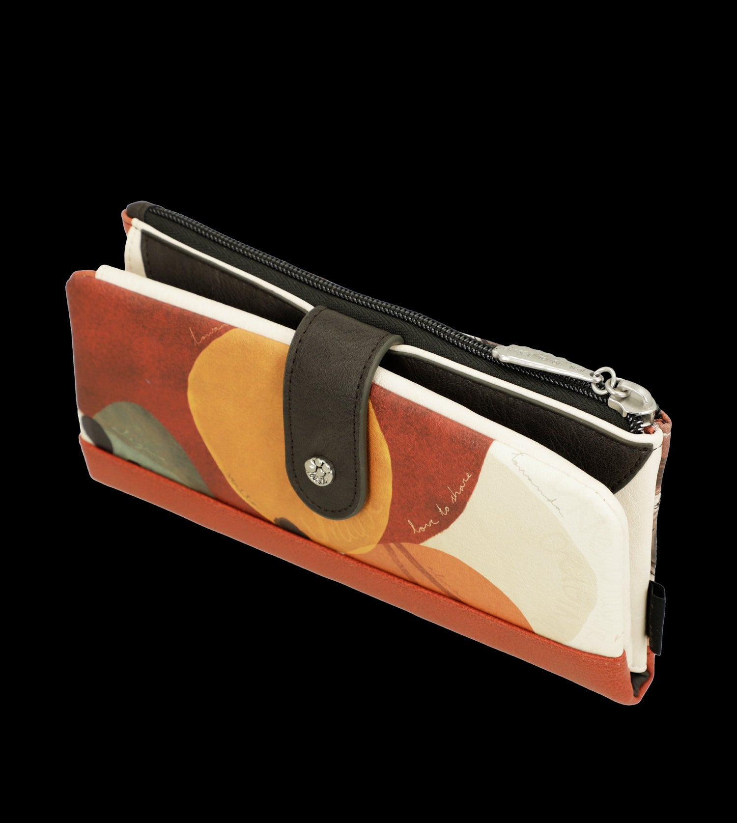 Portafoglio Anekke capiente con zip