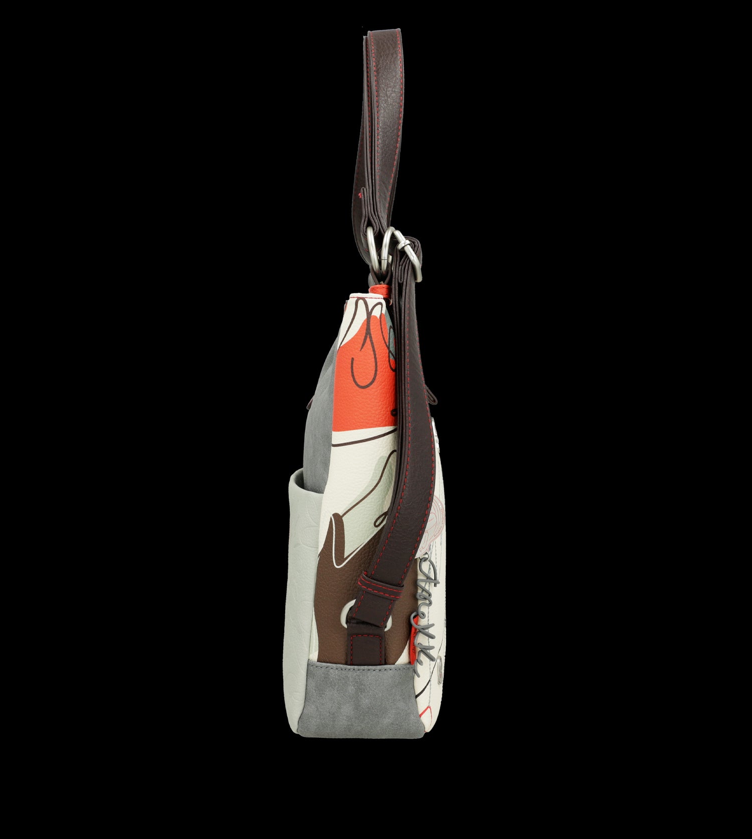 Borsa Anekke versatile con doppio utilizzo e design artistico