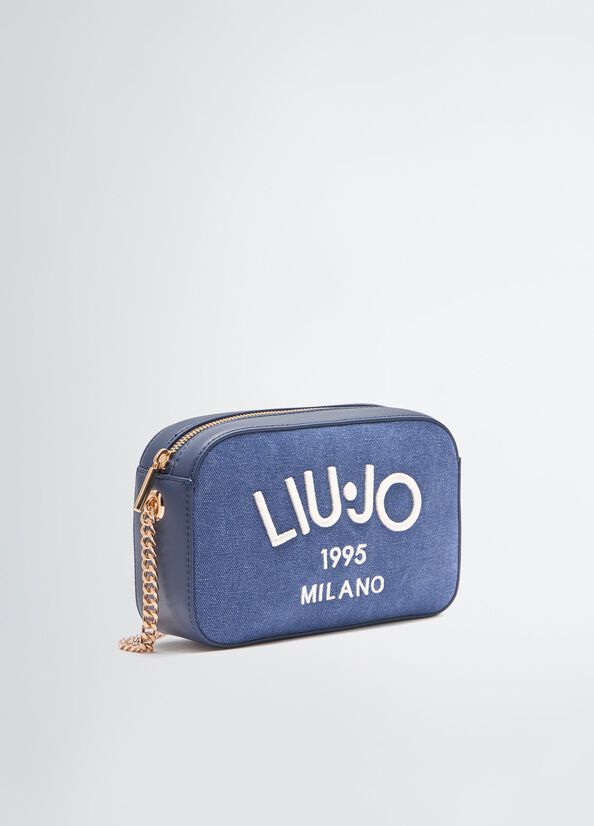Borsa Tracolla Liu Jo Stile Casual con Logo Ricamato