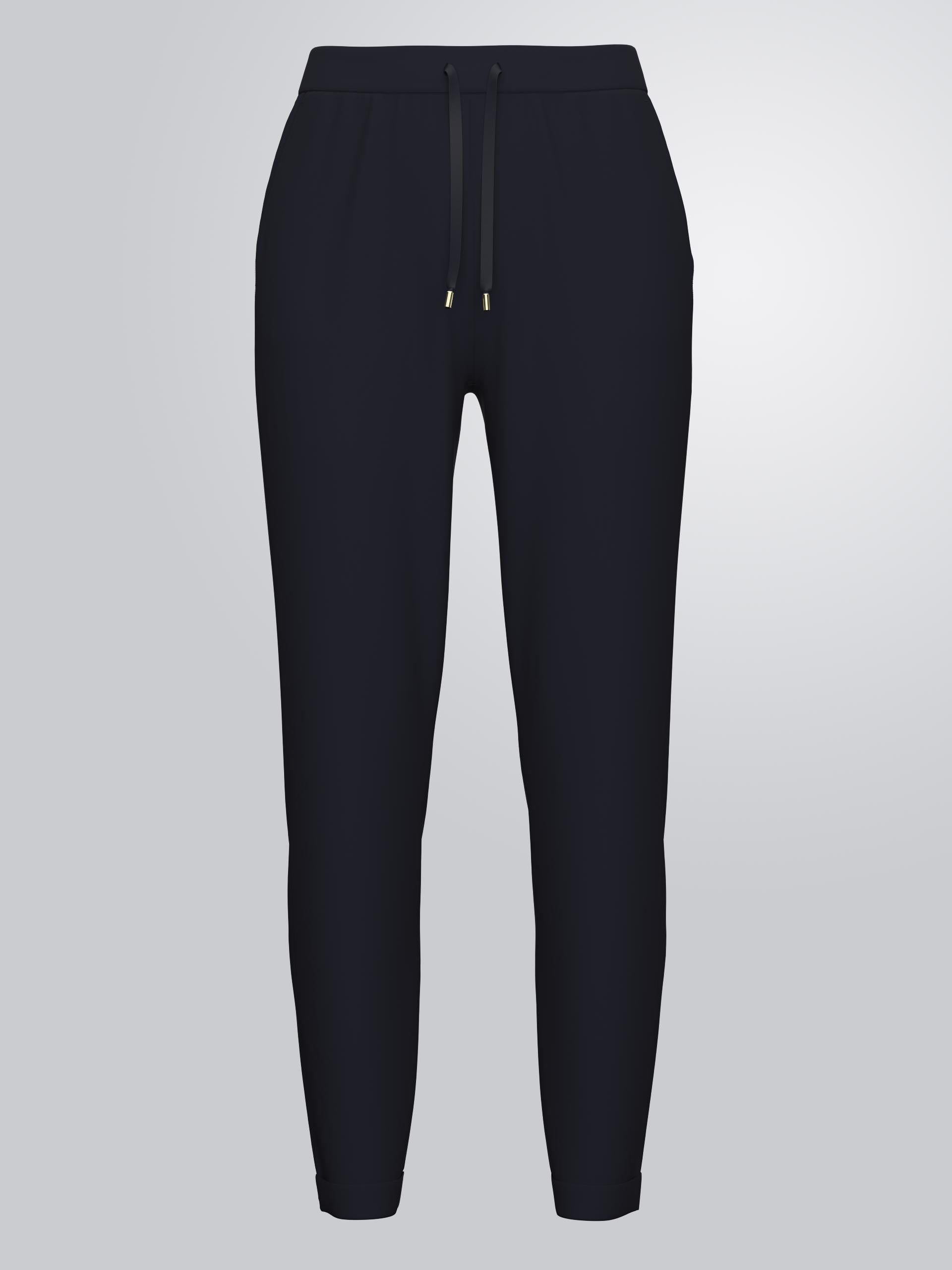 Pantaloni Liu Jo donna jogger con coulisse in vita Nero L | Giò Fashion