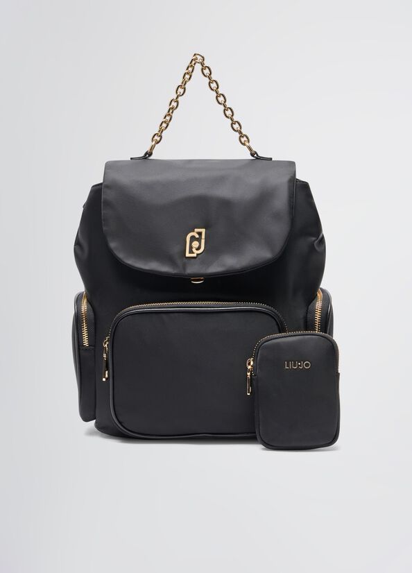 Zaino Liu Jo con tasche multiple e pochette removibile