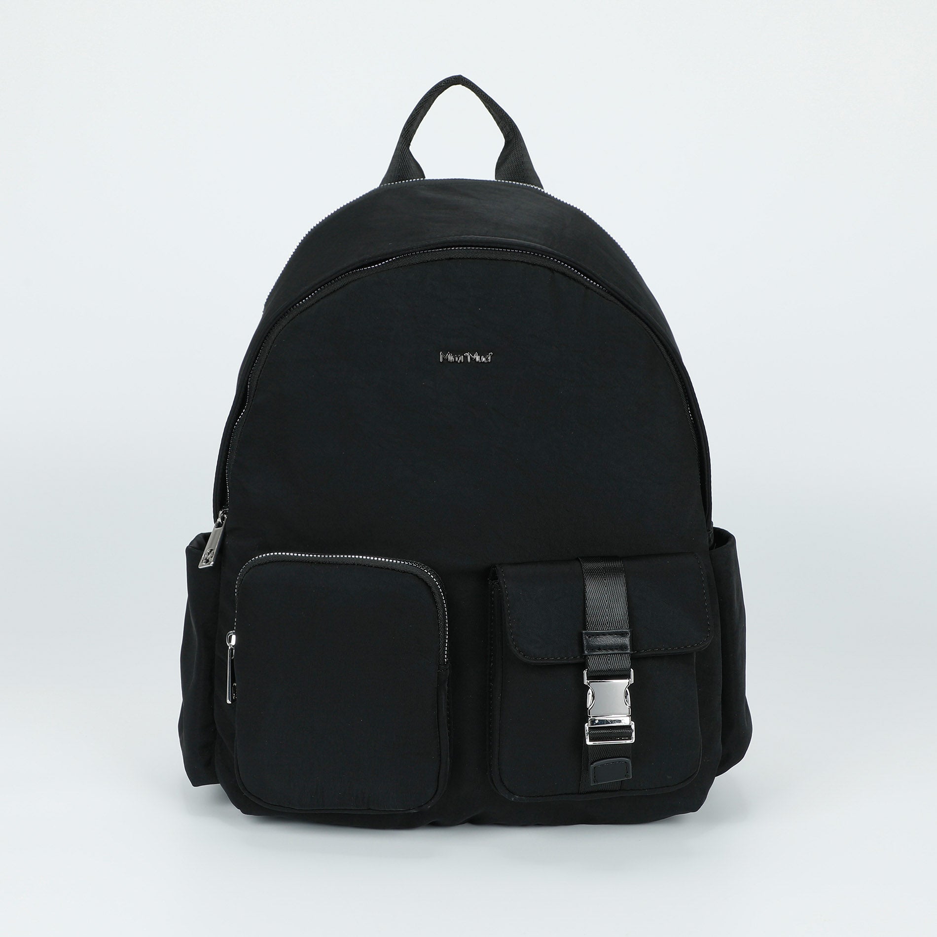 Mimi Mua zaino grande in nylon con tasche