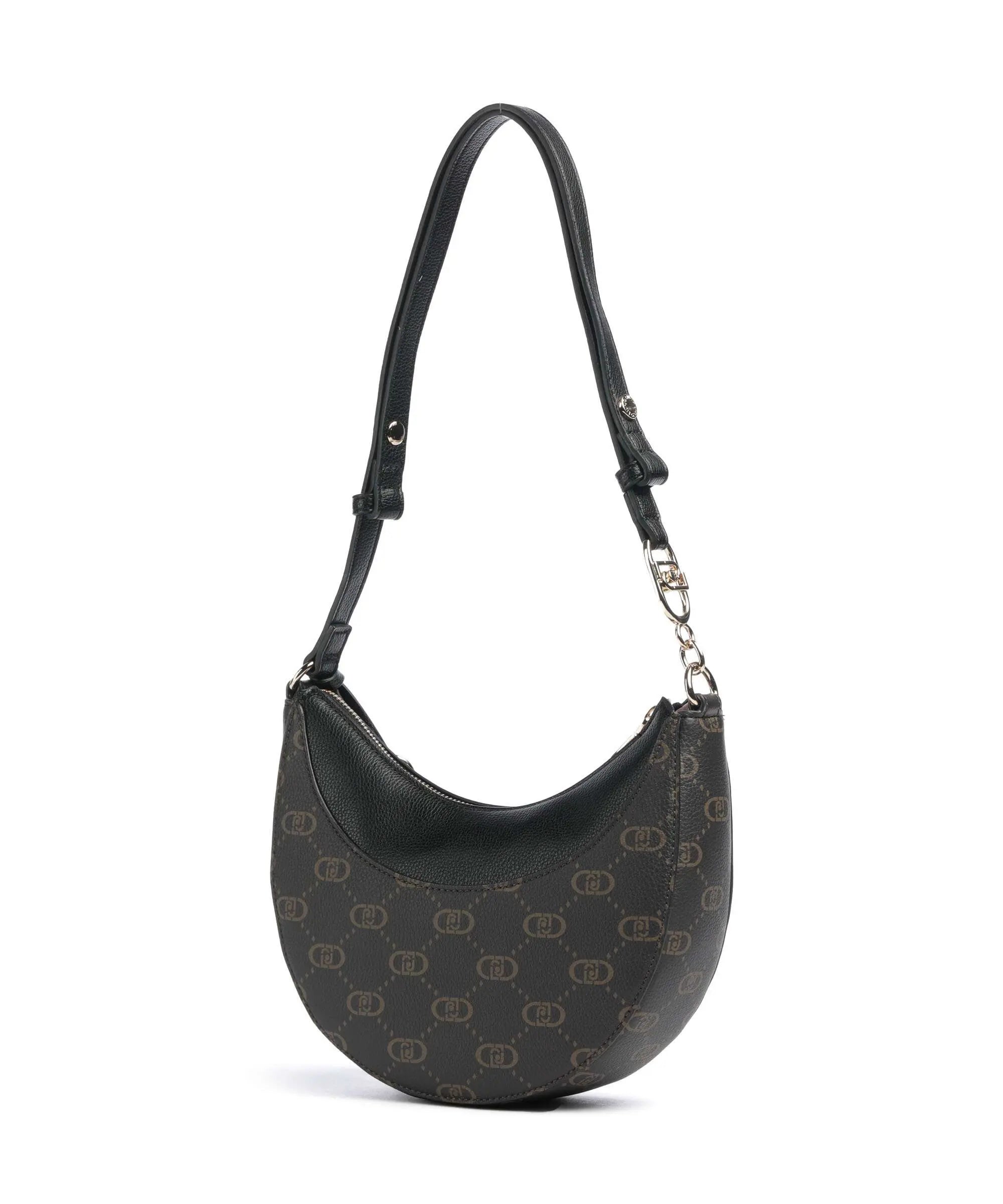 Borsa a spalla Liu Jo hobo con logo all over