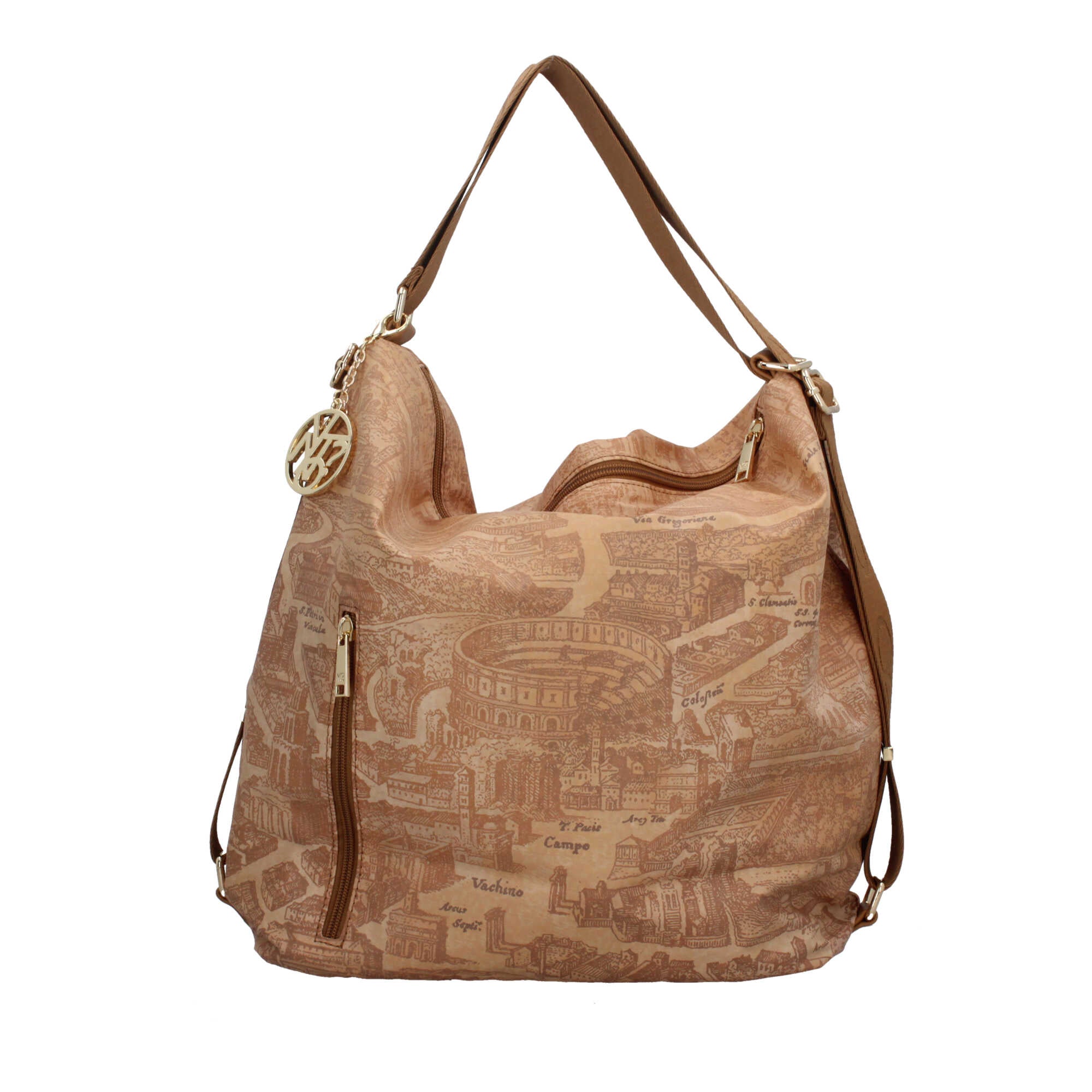 Borsa a spalla YNot versatile con design trasformabile