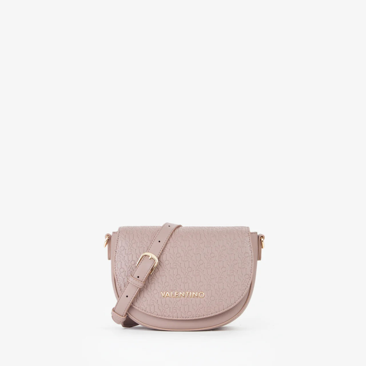 Valentino borsa a tracolla donna con logo in rilievo Beige TU | Giò Fashion