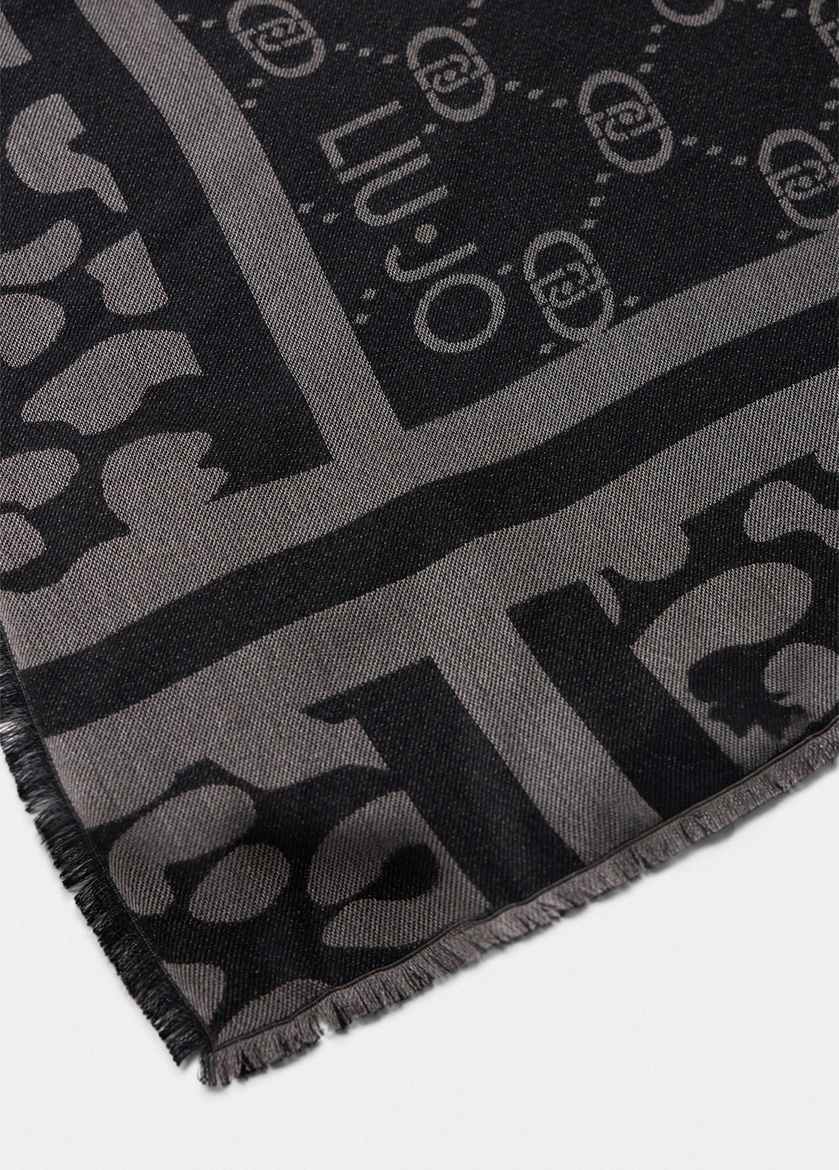 Liu Jo foulard jacquard con logo e motivo animalier