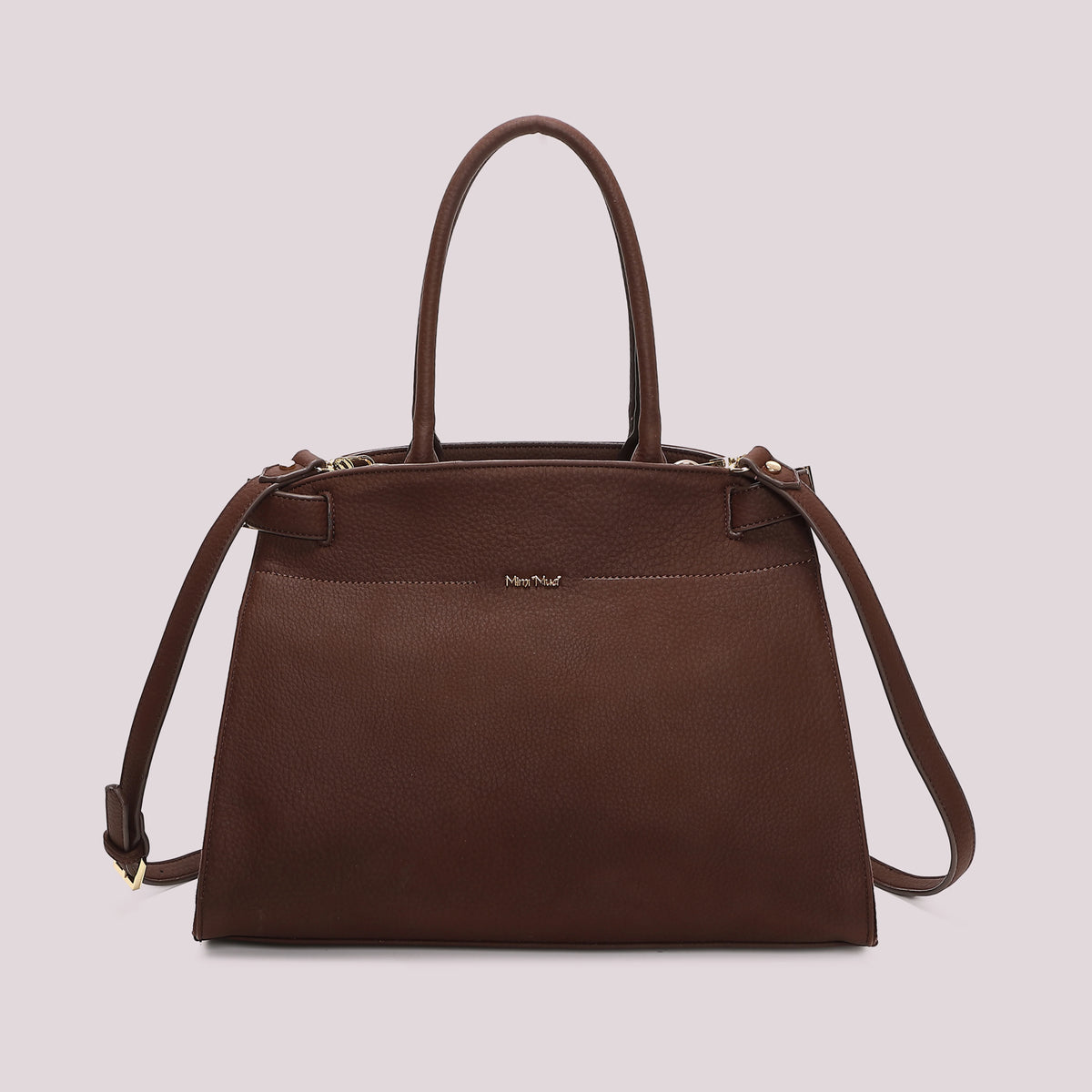 Borsa Shopping Donna Mimi Mua con Fianchi Effetto Camoscio