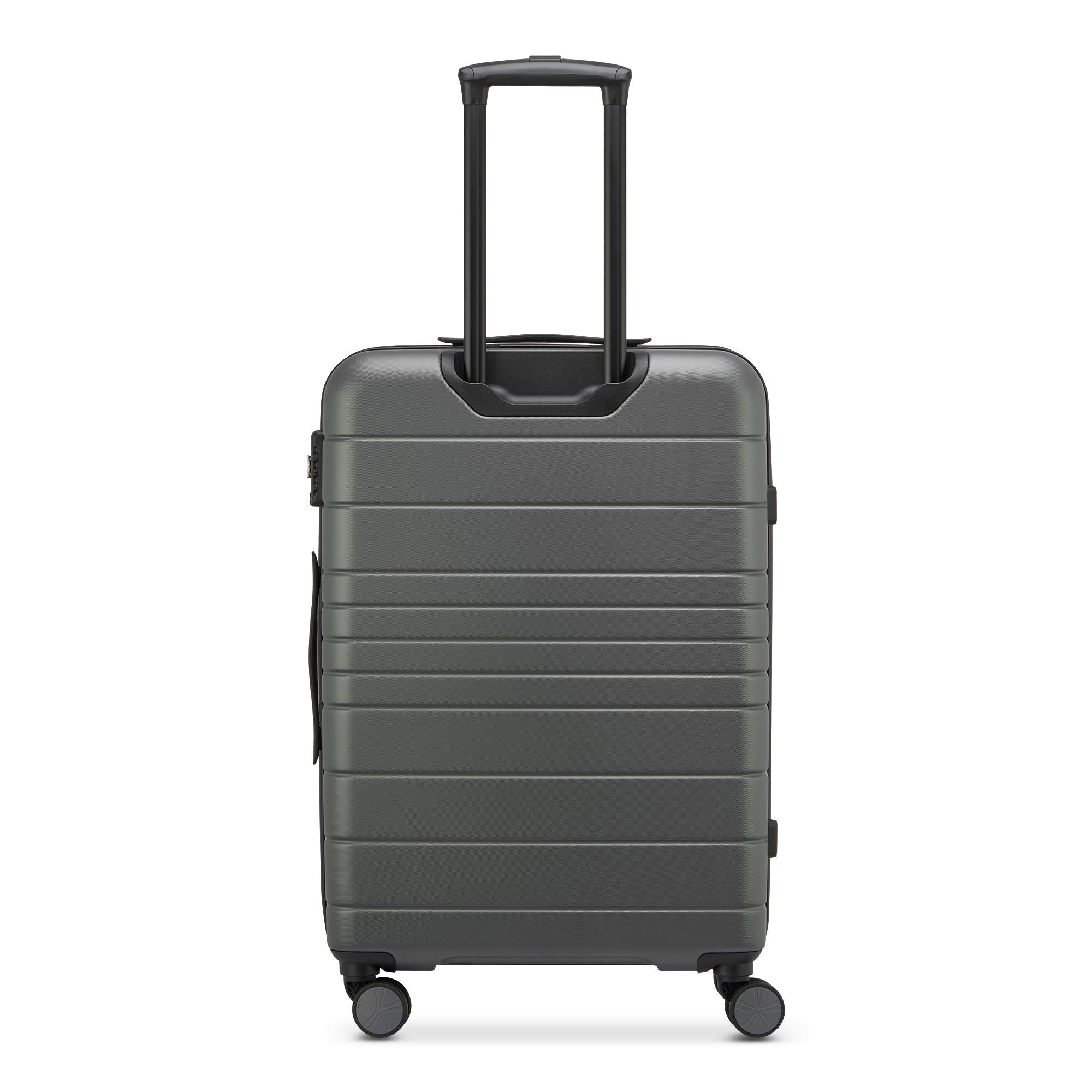 Trolley rigido medio V-Project con grafica supereroe e quattro ruote multidirezionali