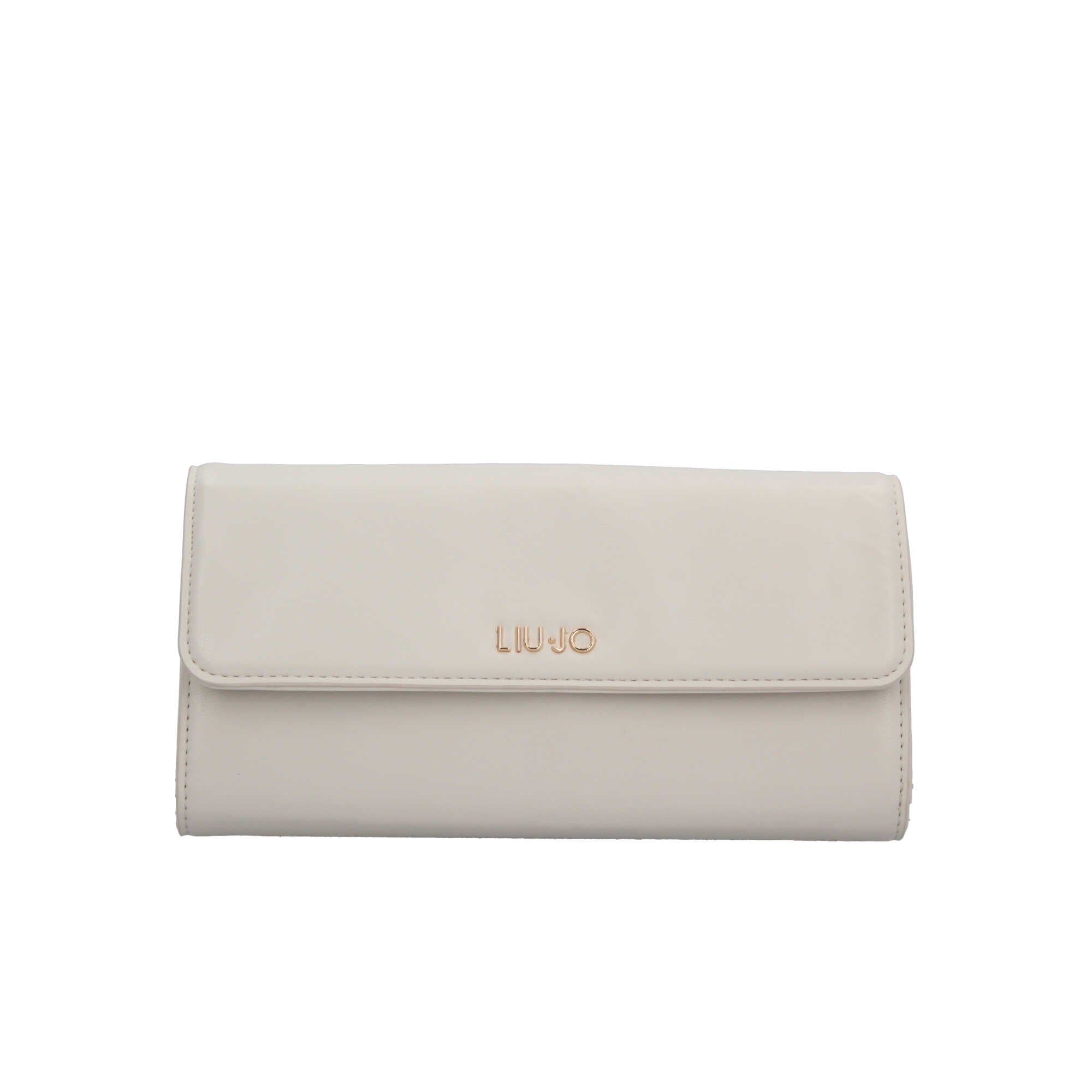 Portafoglio Liu Jo con logo metallico e chiusura a pattina
