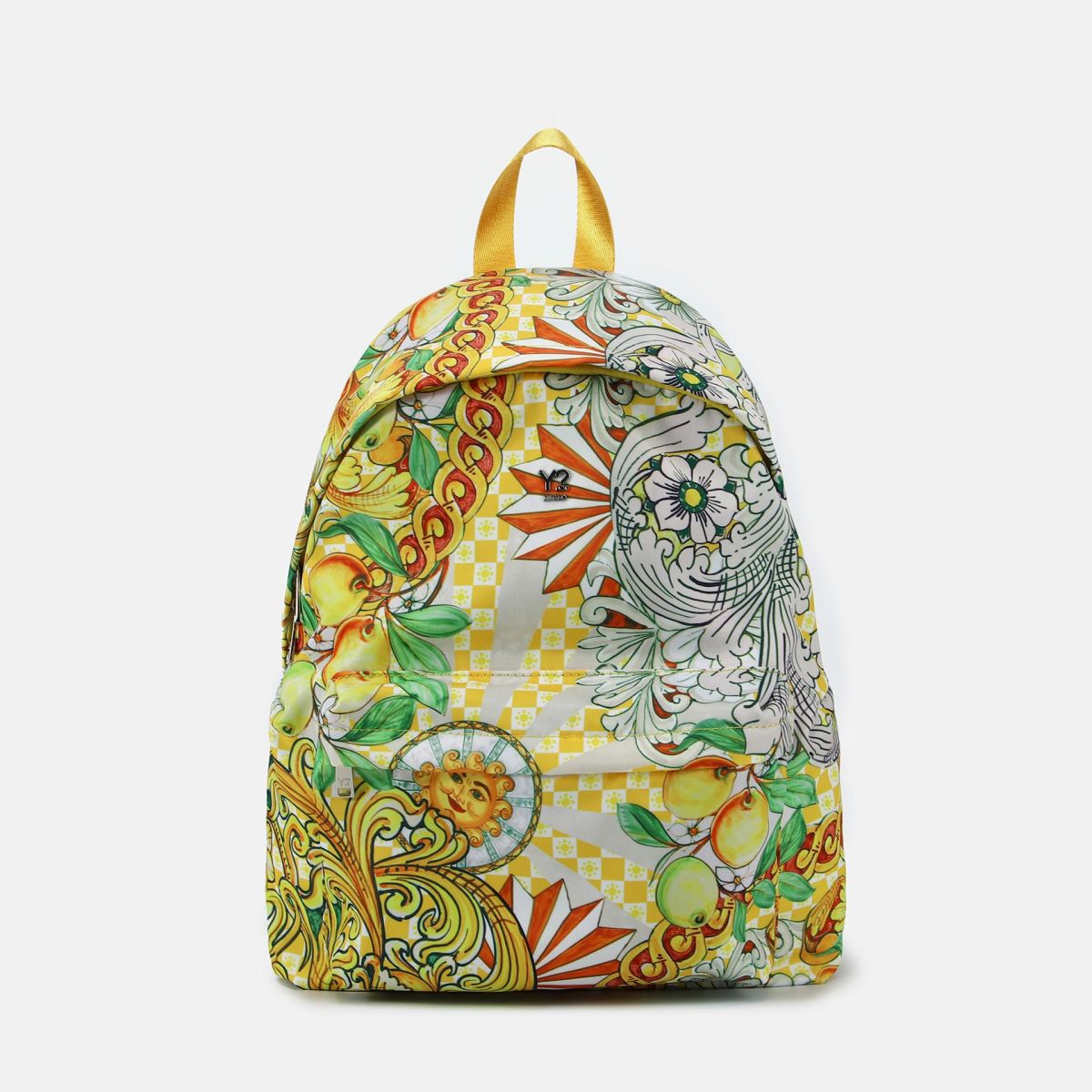 Zaino Y Not con fantasia barocca multicolore