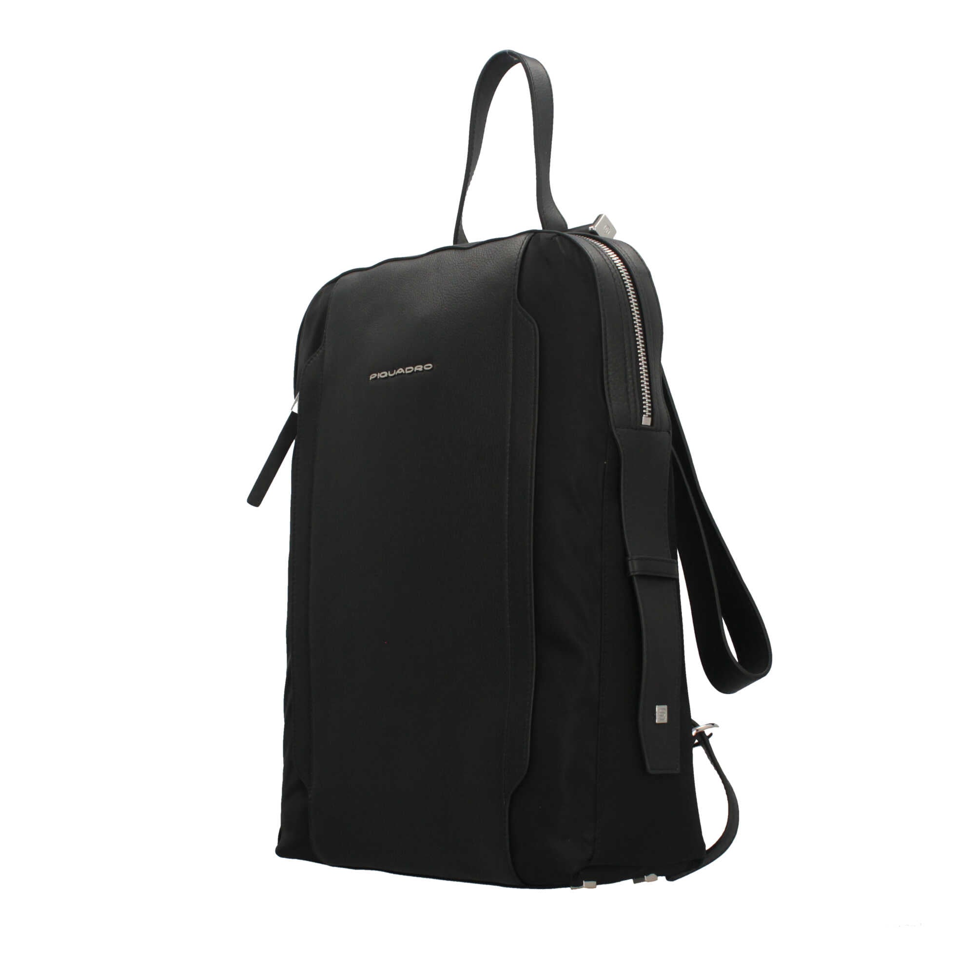 Piquadro zaino porta PC 14" in pelle con protezione antiurto e RFID