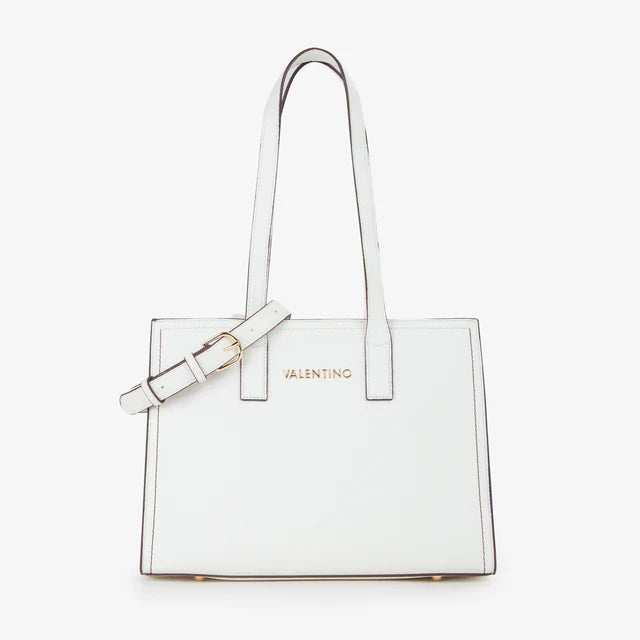 Shopper Valentino elegante con manici lunghi Bianco TU | Giò Fashion