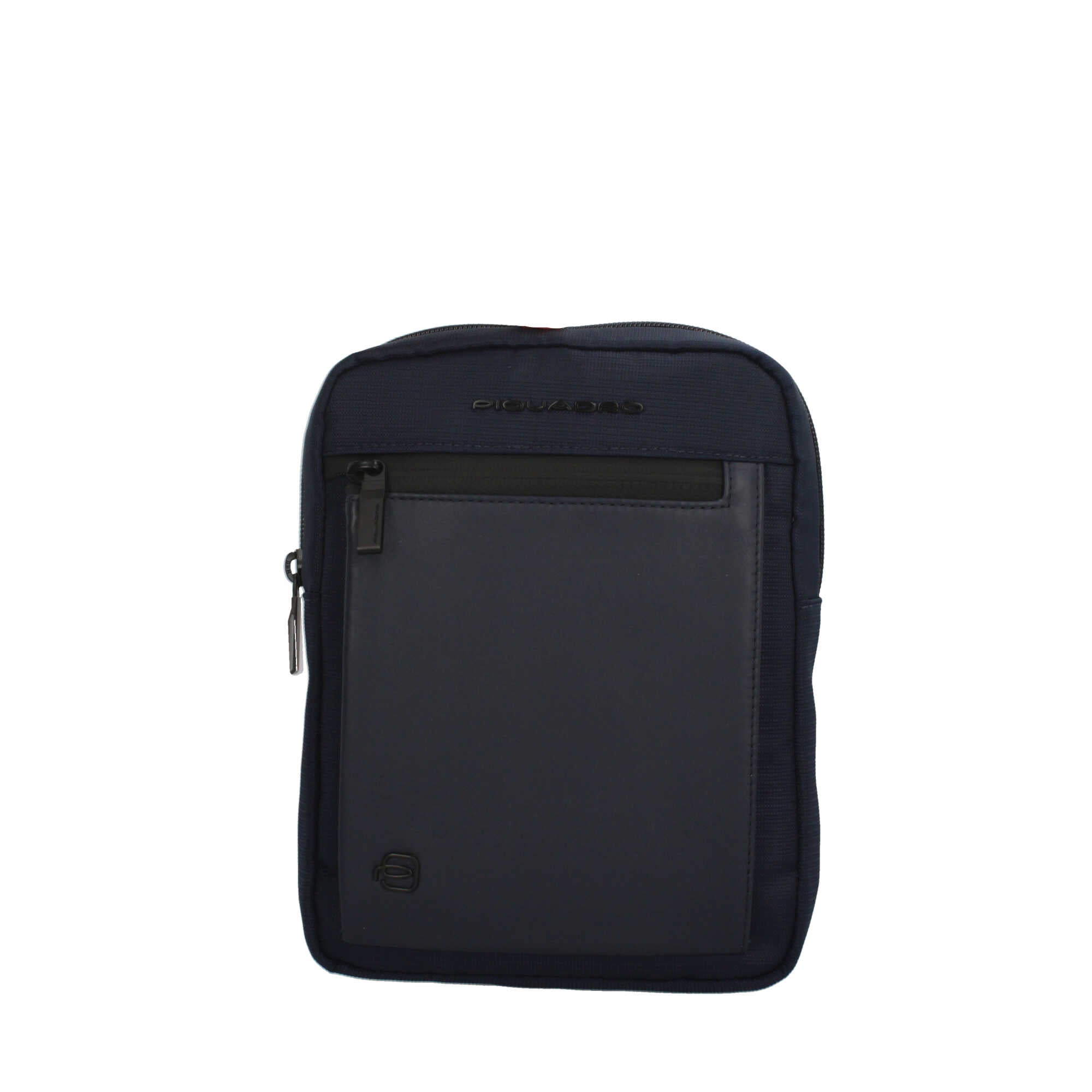 Borsa a tracolla Piquadro compatta con tasca frontale – Stile moderno e funzionalità
