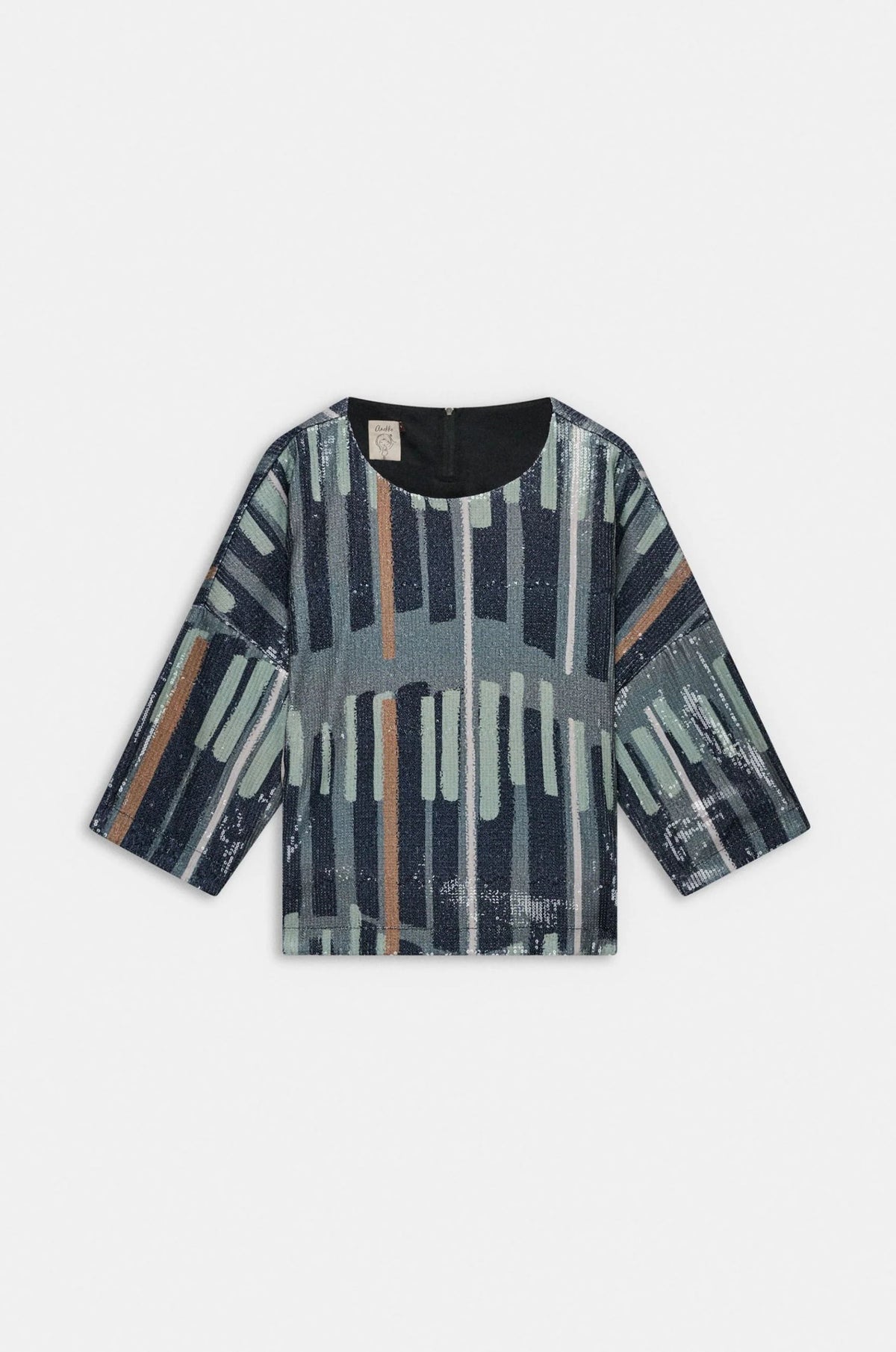 Camicia Donna Anekke con Stampa Artistica ed Effetto Brillante