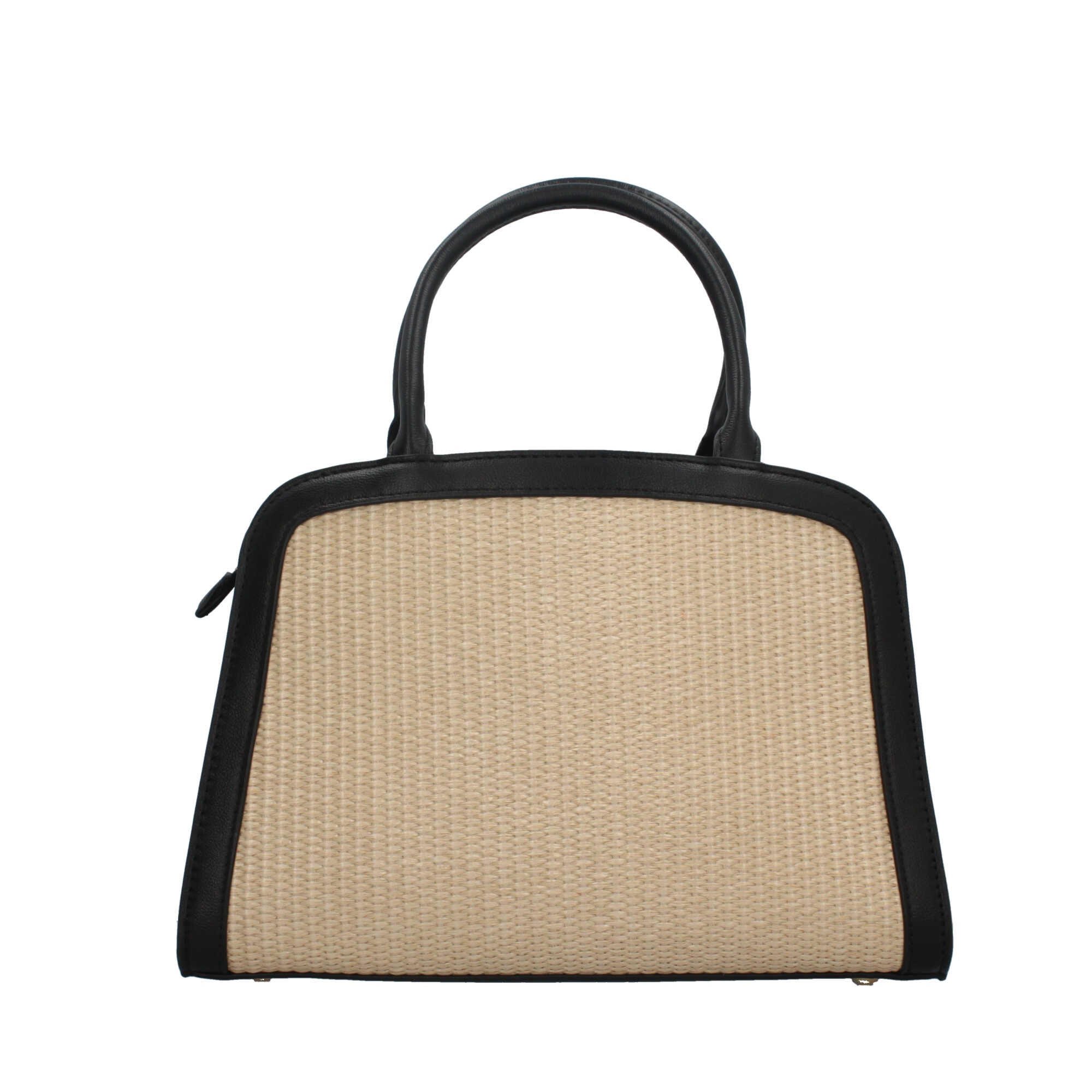 Valentino Borsa a Mano Saylor in Raffia ed Ecopelle
