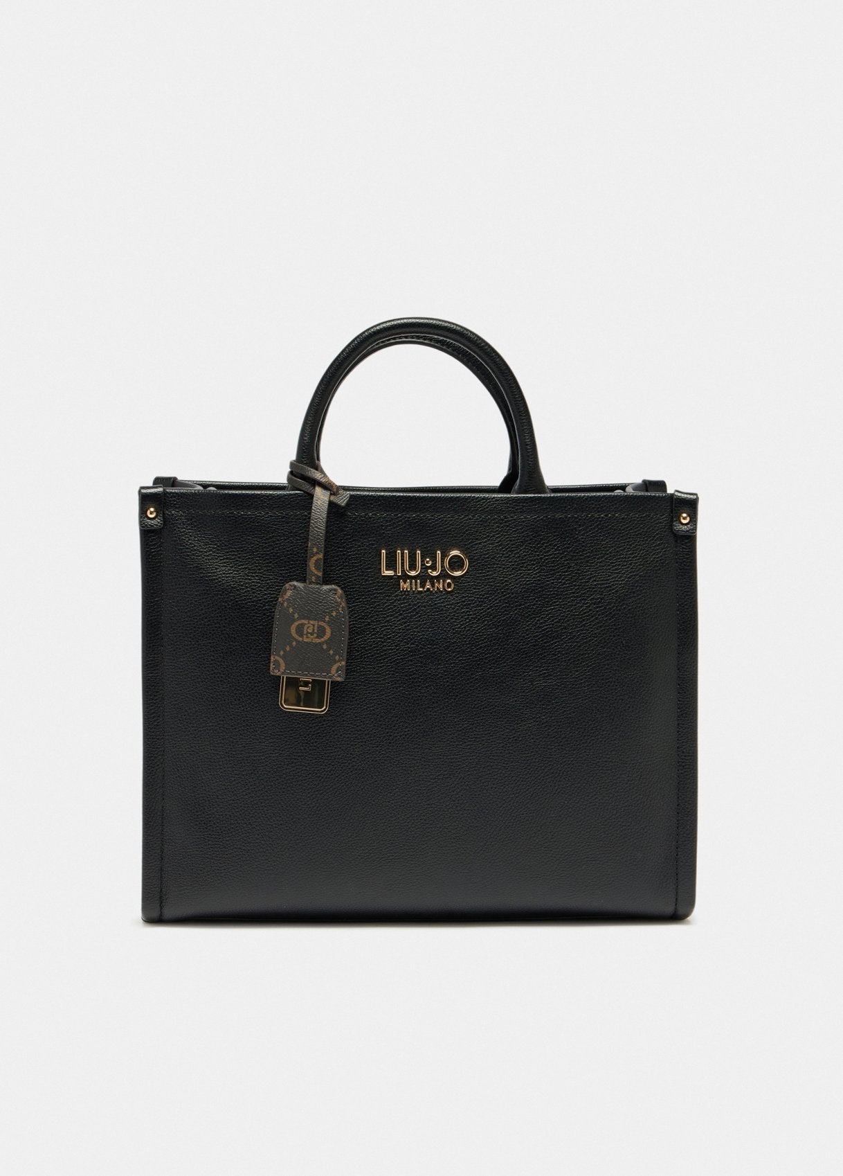 Borsa shopper Liu Jo con logo frontale Nero TU | Giò Fashion