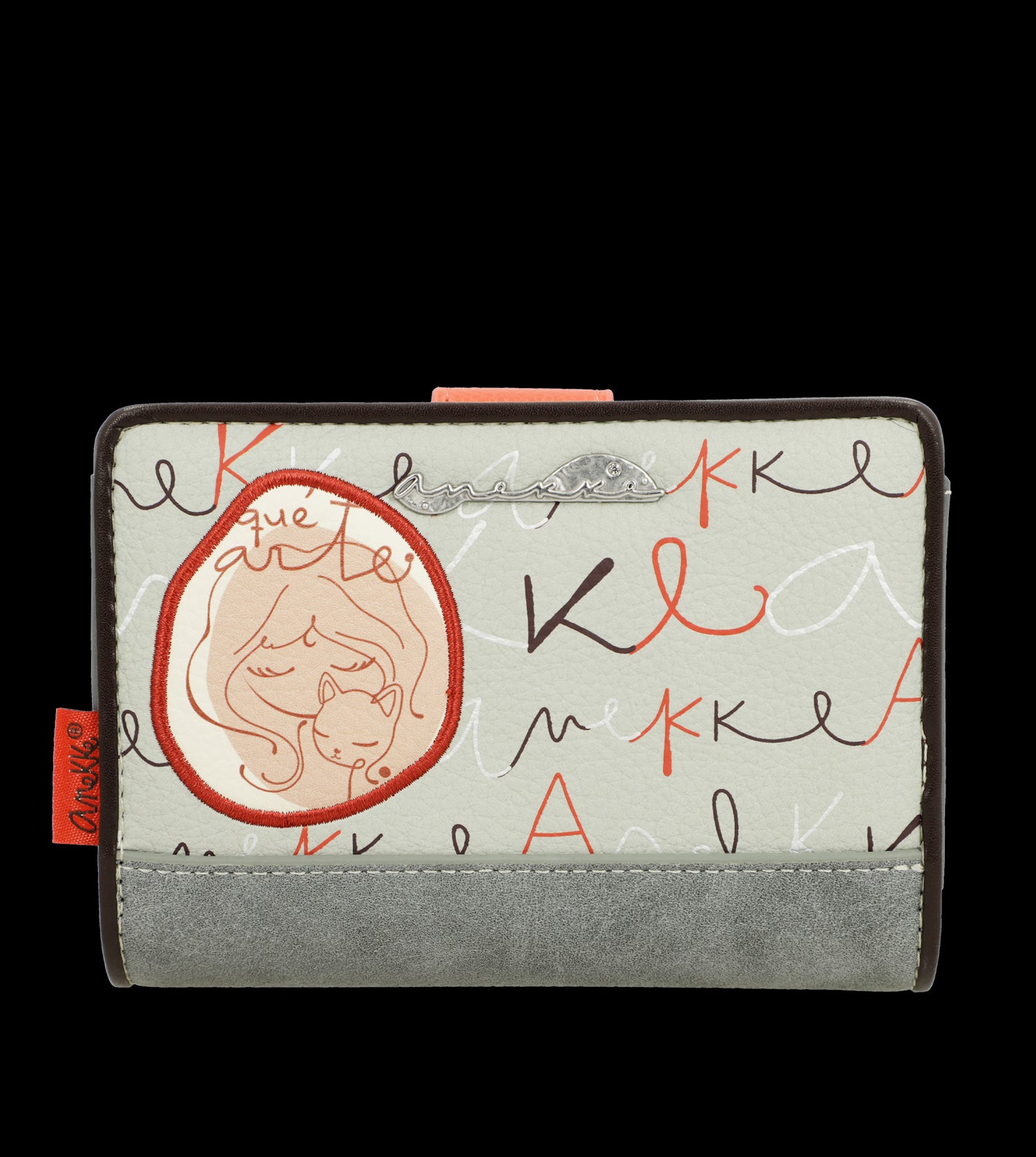 Portafoglio Anekke con design raffinato e dettagli artistici