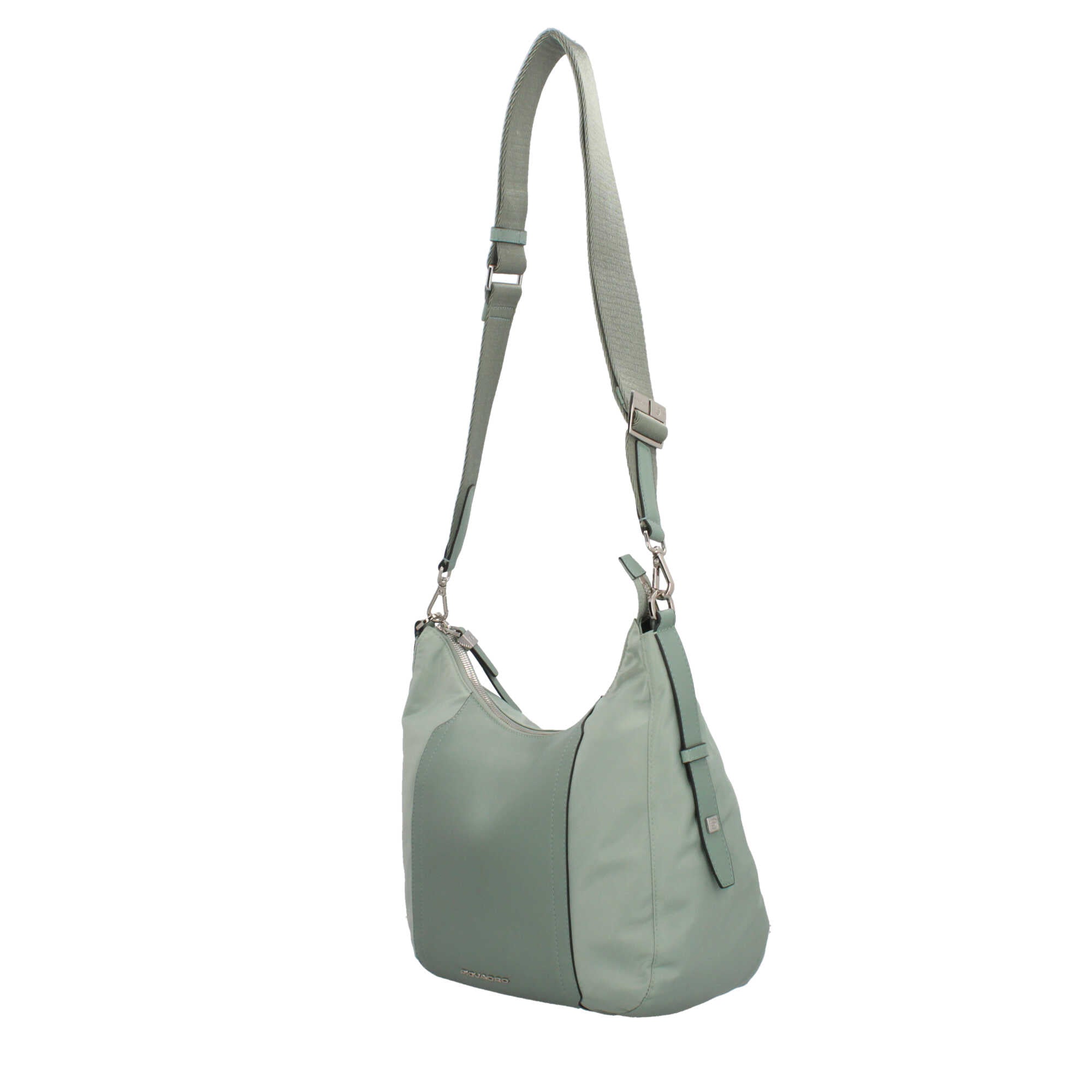 Piquadro borsa a tracolla in pelle con scomparto per iPad e protezione RFID