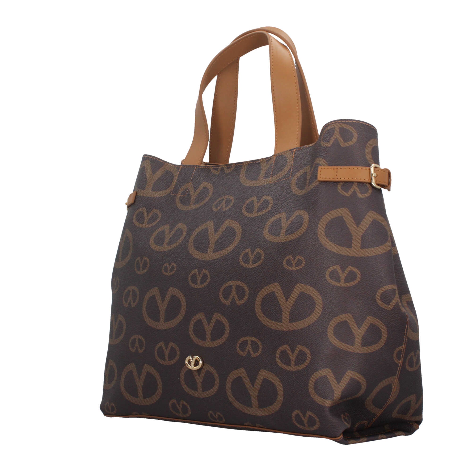 Borsa a mano logata Y Not Marrone TU | Giò Fashion