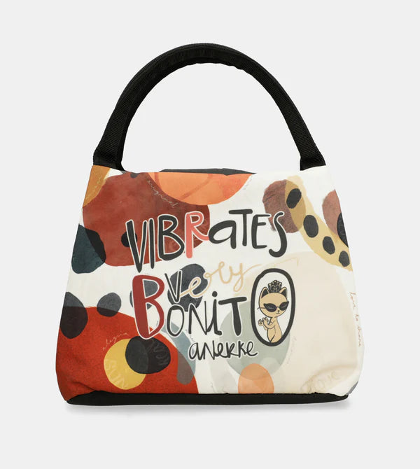 Borsa Anekke con stampa artistica e design moderno