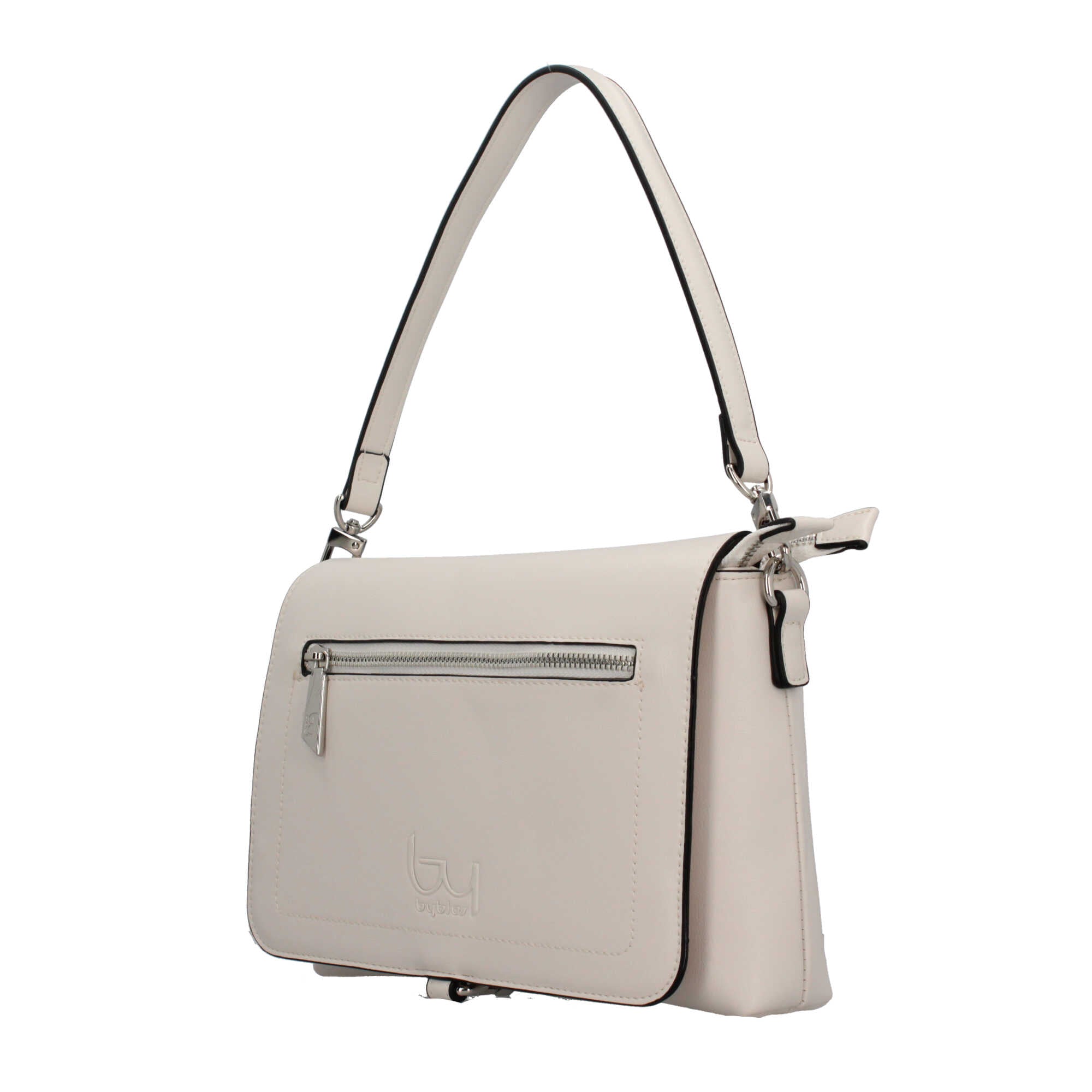 Borsa a spalla By Byblos con chiusra con pazza Avorio TU | Giò Fashion