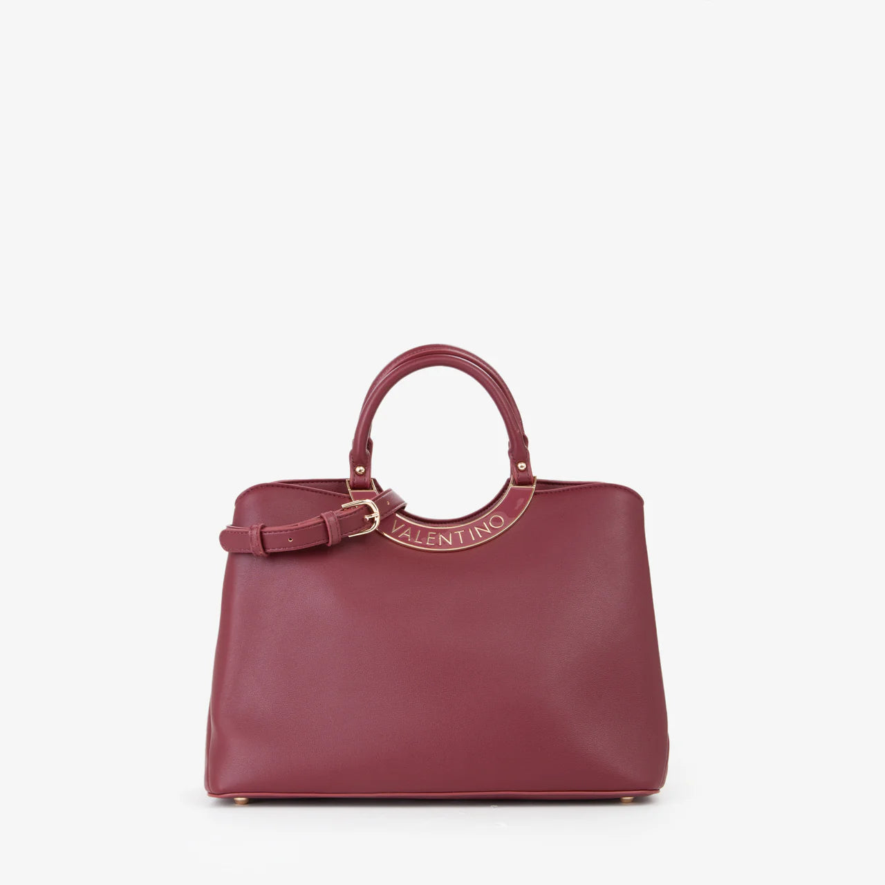 Valentino borsa a mano Wendy con manici rotondi BORDEAUX TU | Giò Fashion