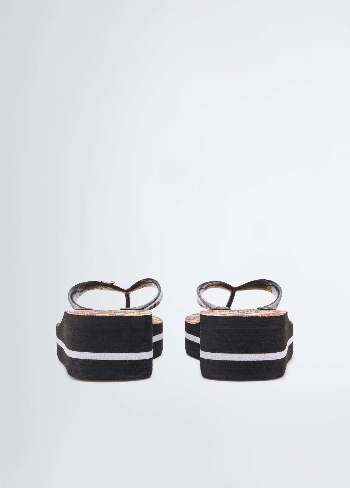 Infradito platform Liu Jo con stampa e logo