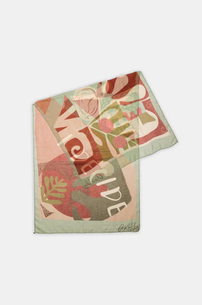 Foulard Anekke grande leggero multifunzione VERDE TU | Giò Fashion