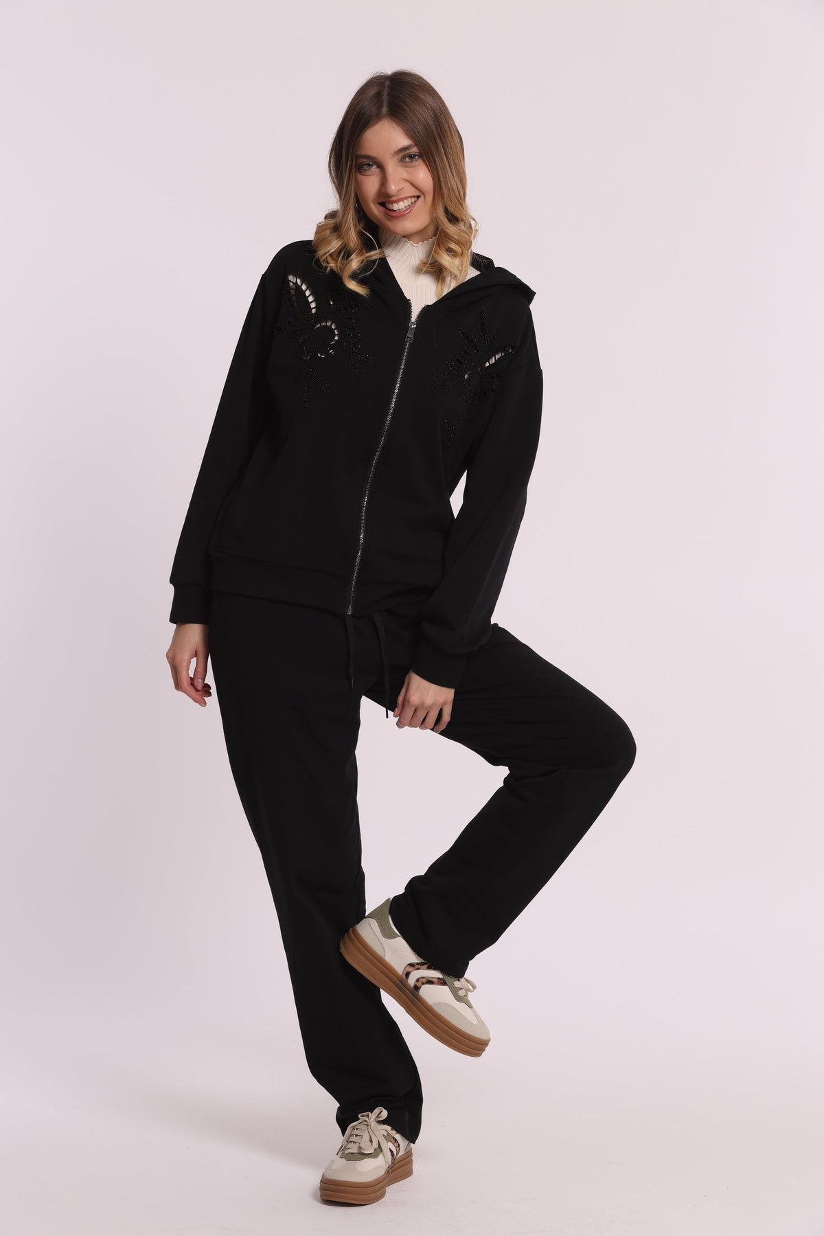 Pantaloni Donna Mimi Mua in Felpa