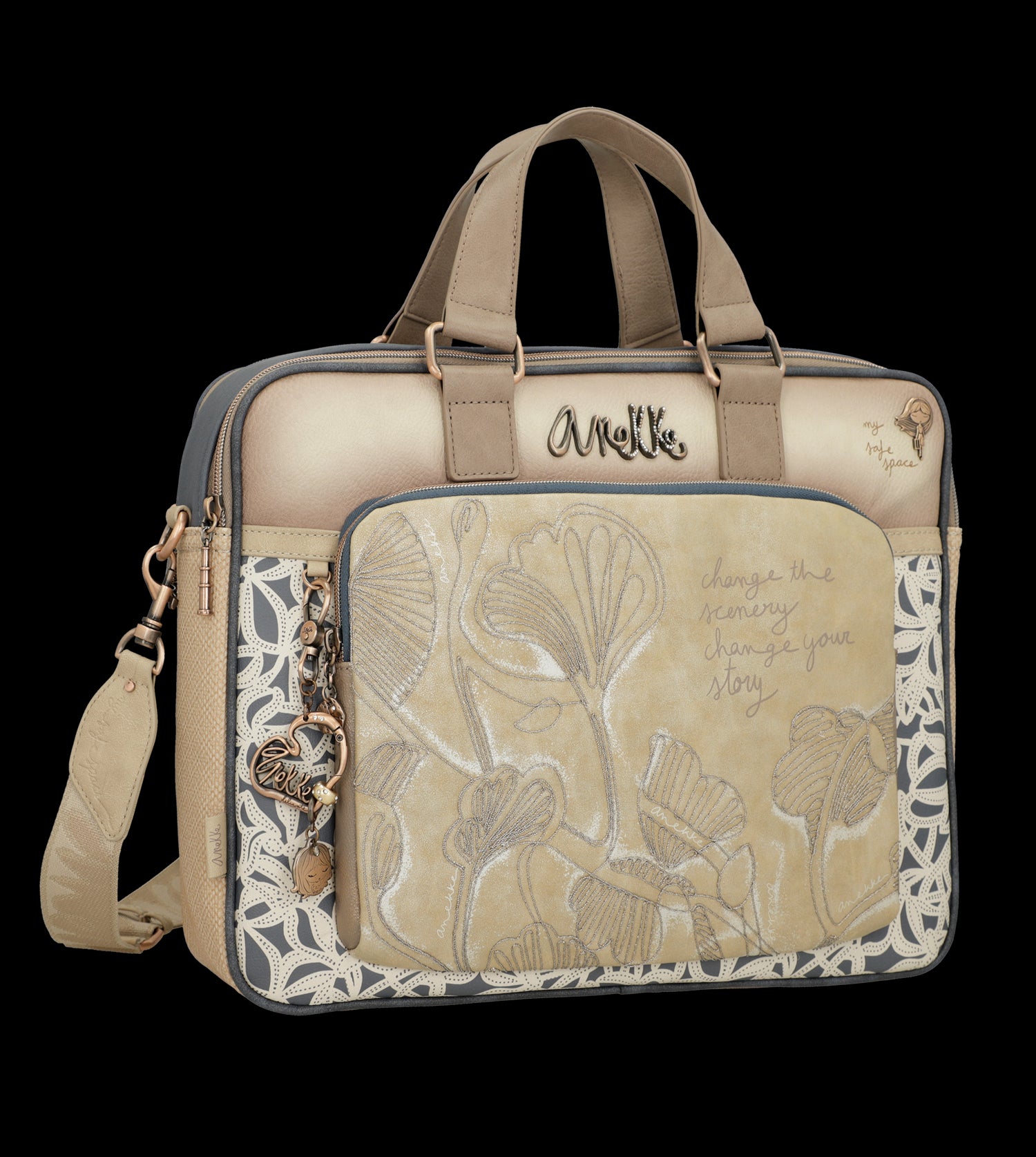 Borsa porta PC Anekke elegante e funzionale con doppio manico