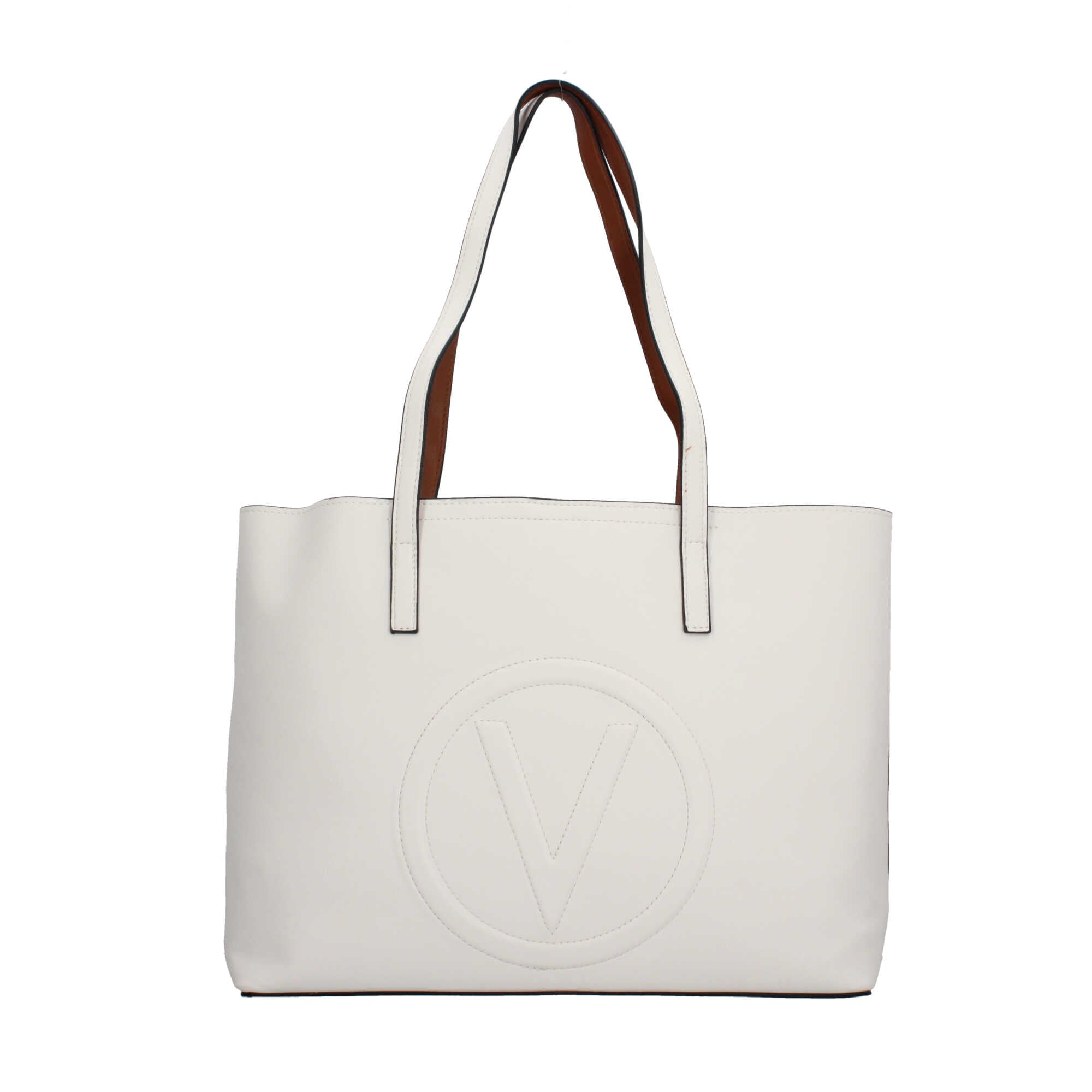 Borsa shopper Valentino con logo in rilievo e tracolla regolabile