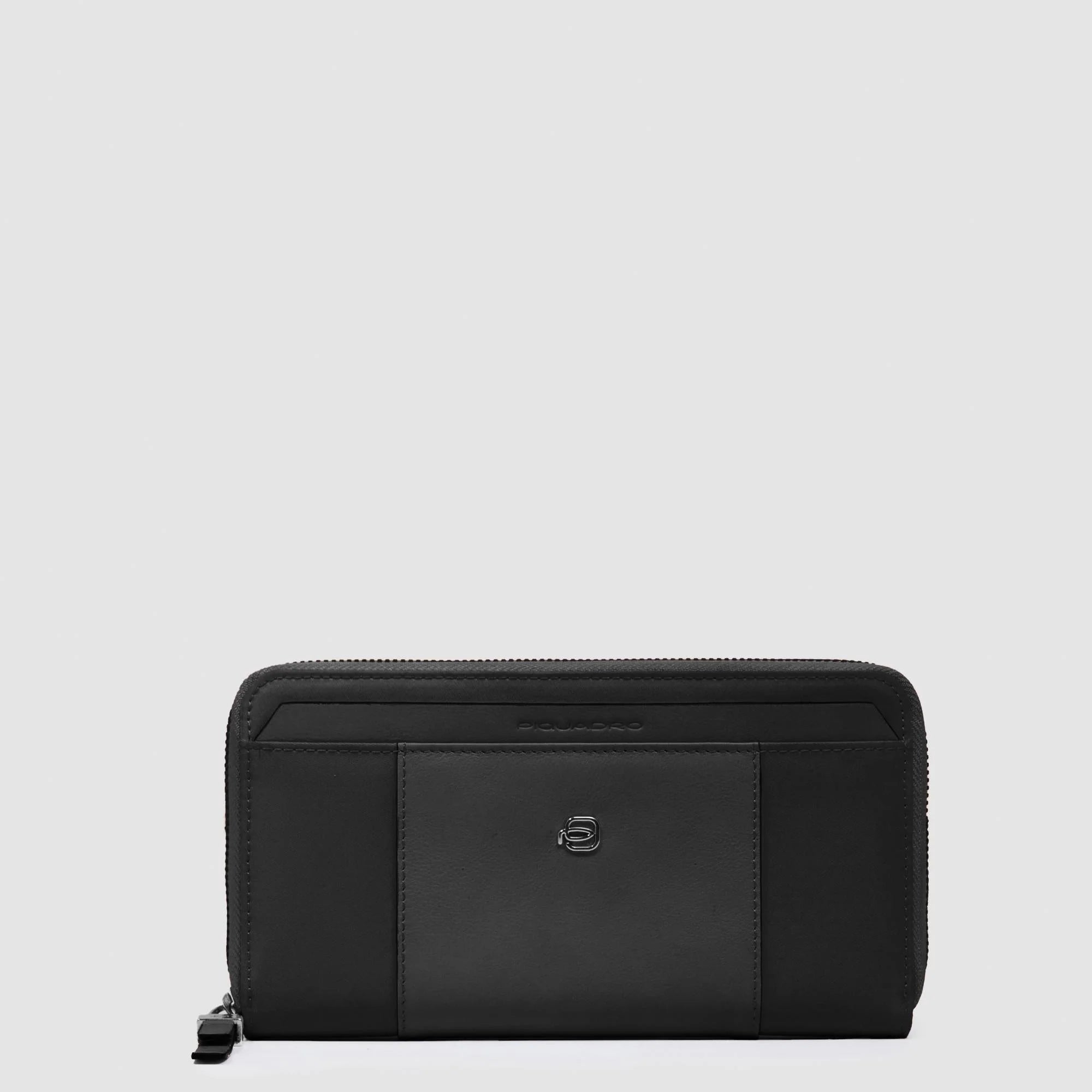 Portafoglio uomo Piquadro in pelle con zip