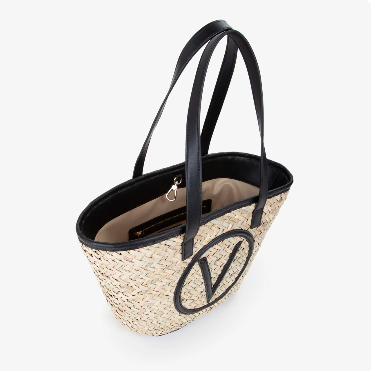 Shopping Valentino Samuela in paglia con manici lunghi