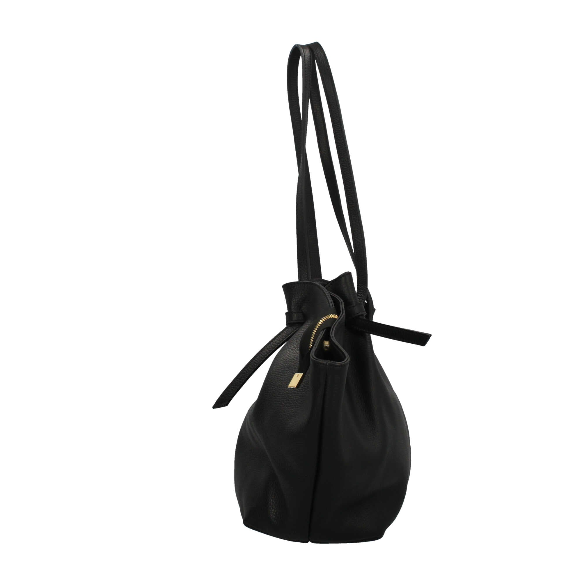 Borsa Made in Italy morbida in vera pelle con doppio manico