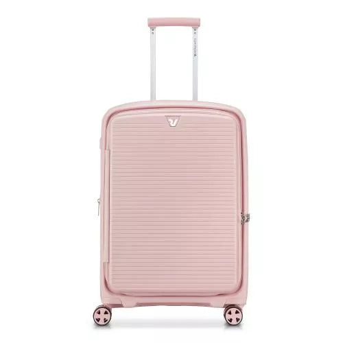 Trolley Medio Roncato Espandibile 4 Ruote Scocca Rigida Capiente Rosa TU | Giò Fashion