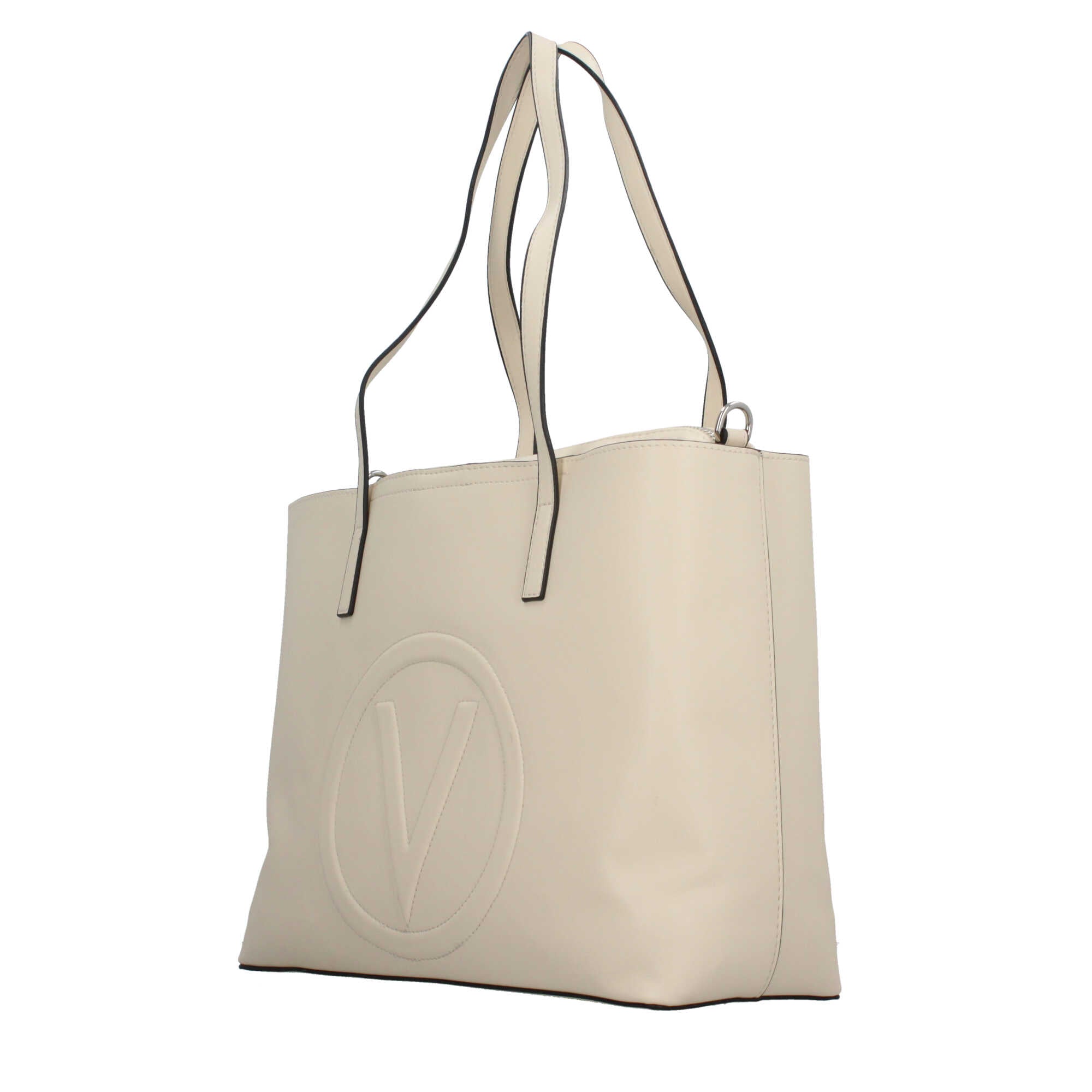 Borsa shopper Valentino con logo in rilievo e tracolla regolabile