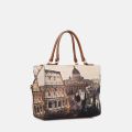 Ynot borsa Boston con doppi manici