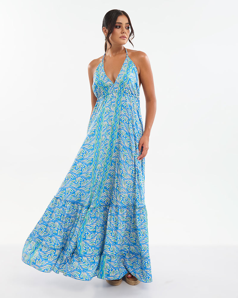 Ble Resort Collection Abito Lungo con Dettagli