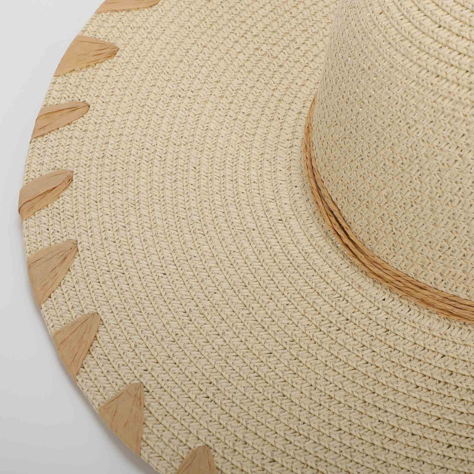 Cappello Mimi Mua a tesa larga con dettagli intrecciati