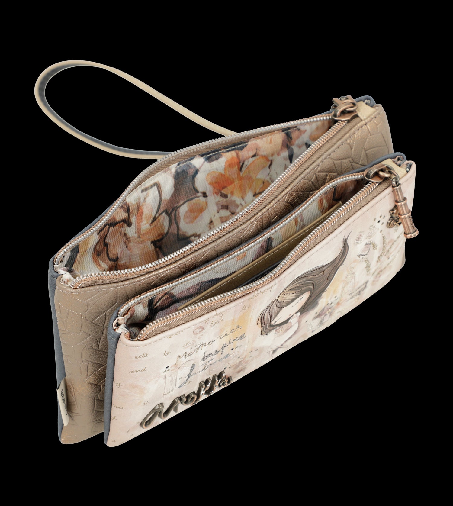 Pochette Anekke elegante e pratica con cinturino da polso