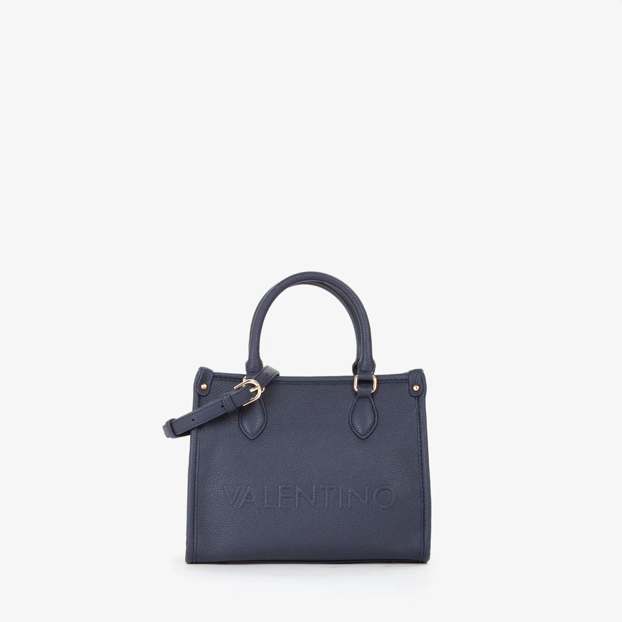 Borsa Valentino shopping a mano con logo in rilievo