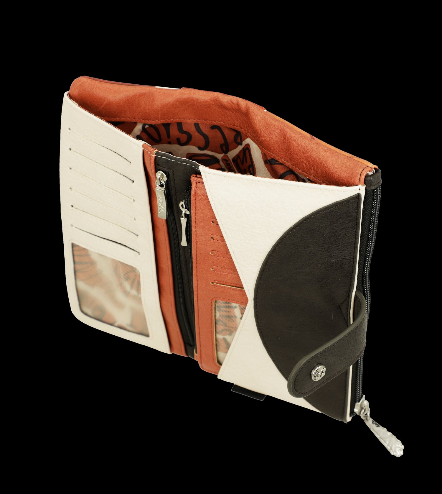 Portafoglio Anekke capiente con zip