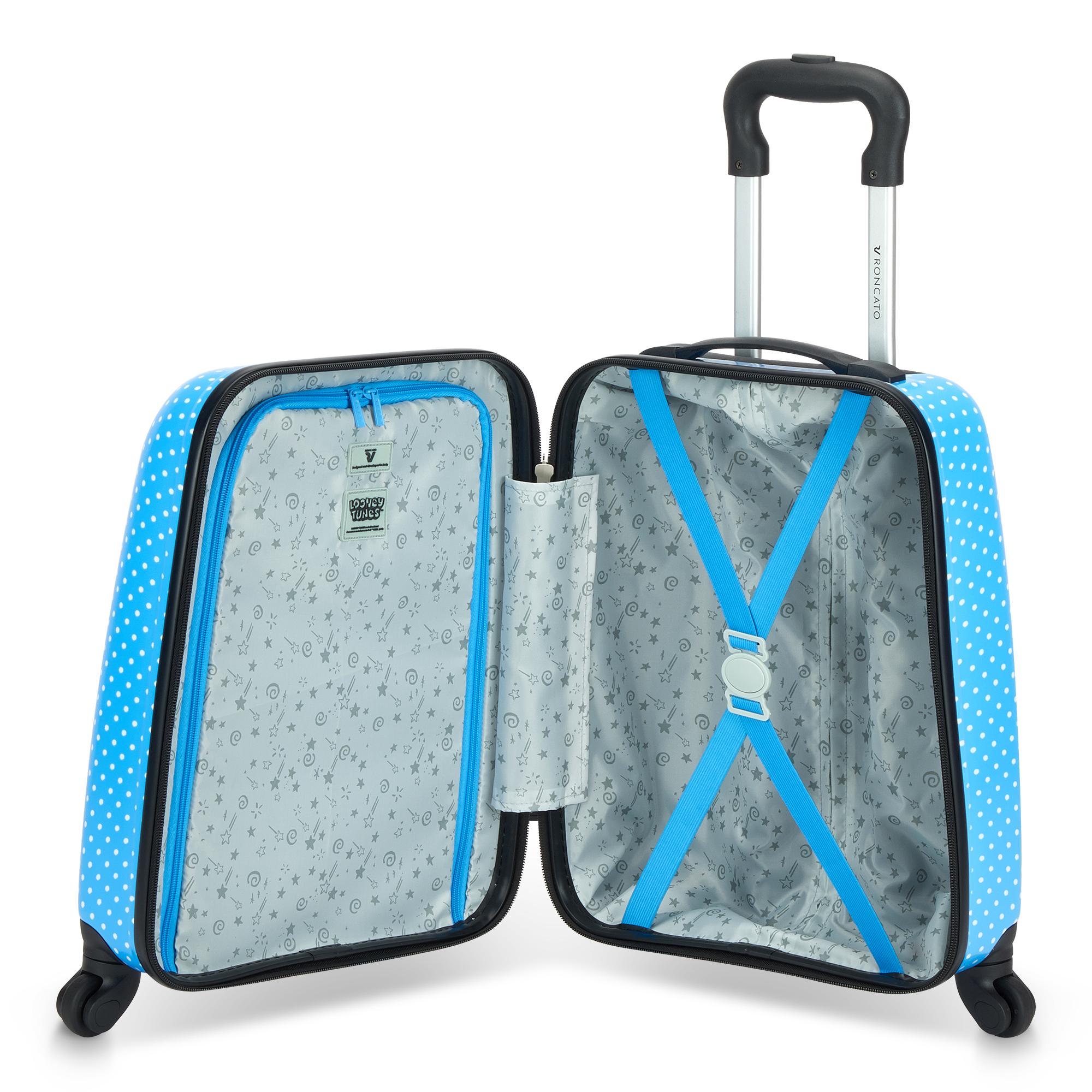 Trolley da cabina Roncato Looney Tunes con stampa e sacca coordinata