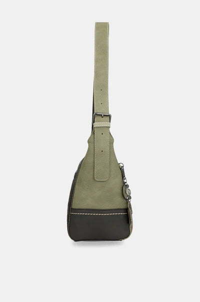 Borsa a spalla donna Anekke con zip e tracolla regolabile VERDE TU | Giò Fashion