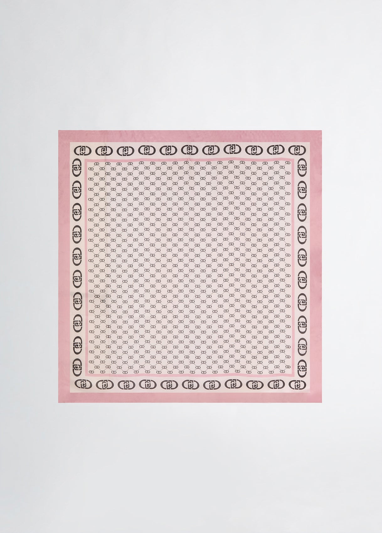 Foulard Donna Liu Jo con Motivo Monogram e Bordo Elegante