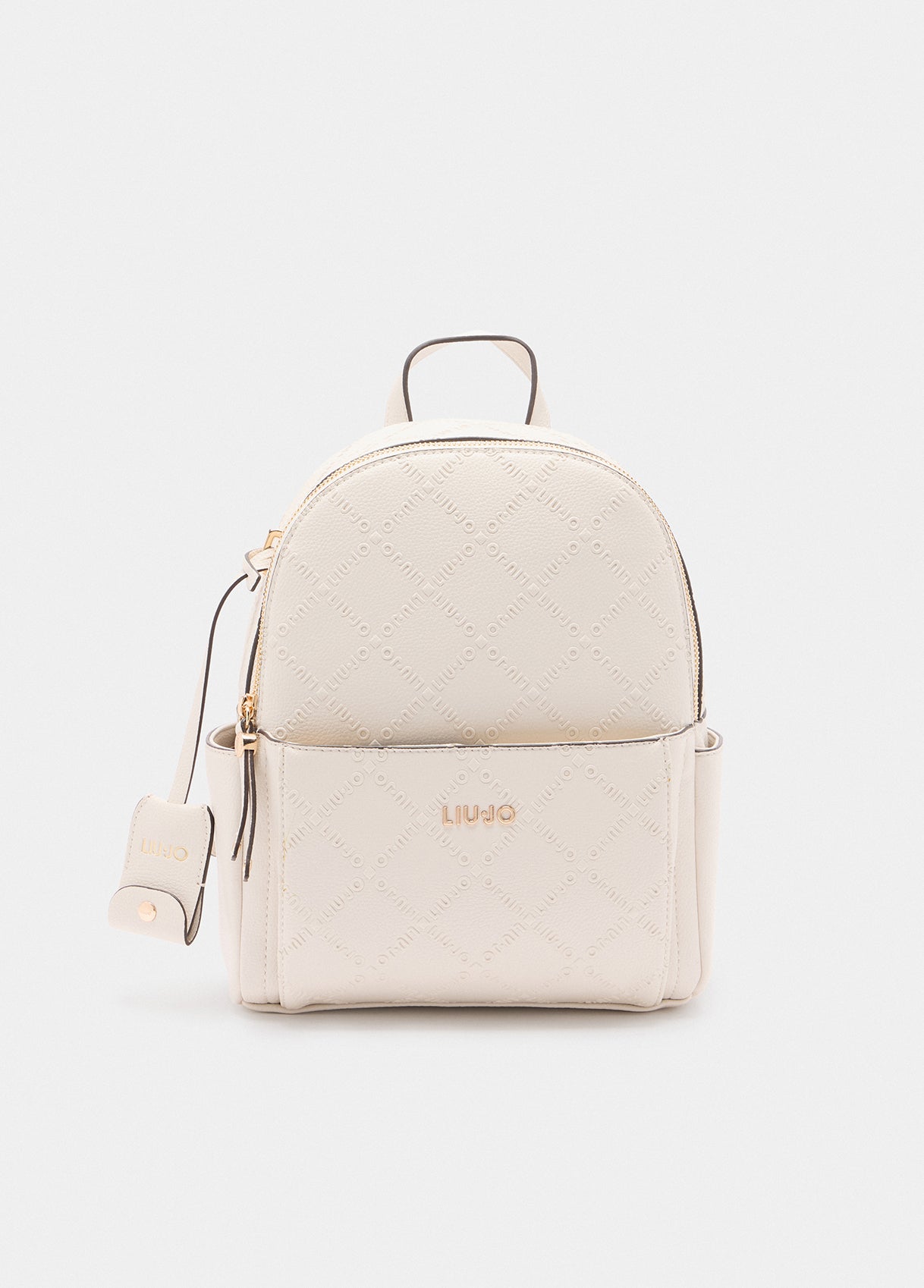 Zaino Liu Jo compatto con logo in rilievo e tasche laterali