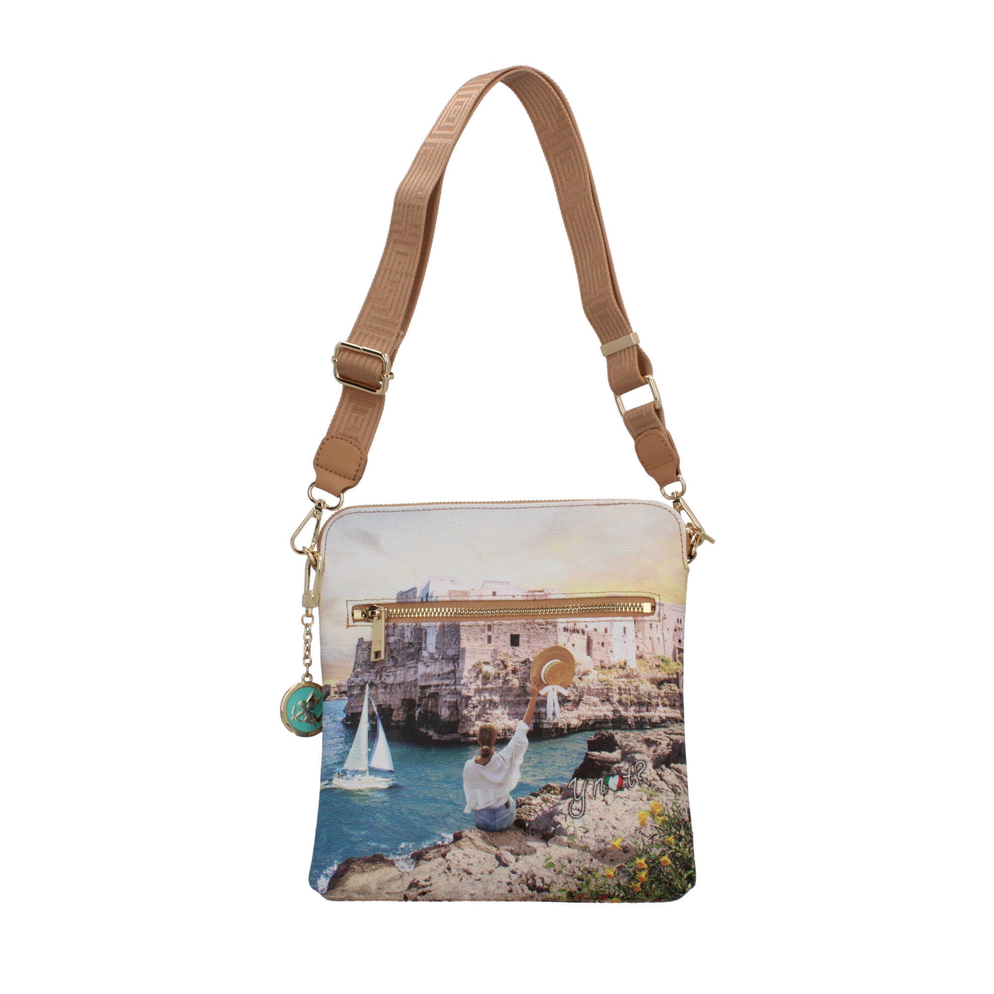 Borsa a tracolla Y not con città