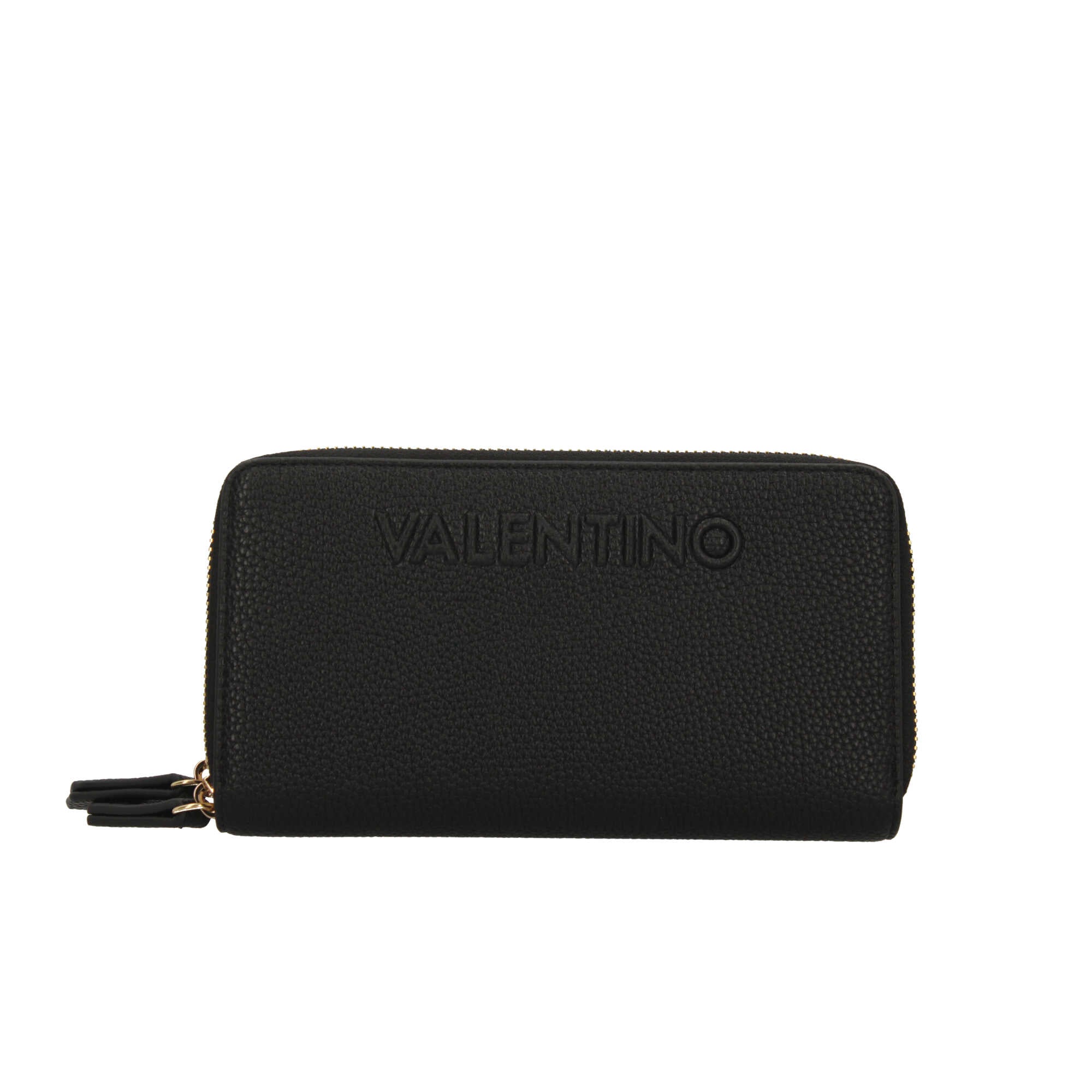 Portafoglio Valentino Rised – Eleganza Compatta con Chiusura Sicura Nero TU | Giò Fashion