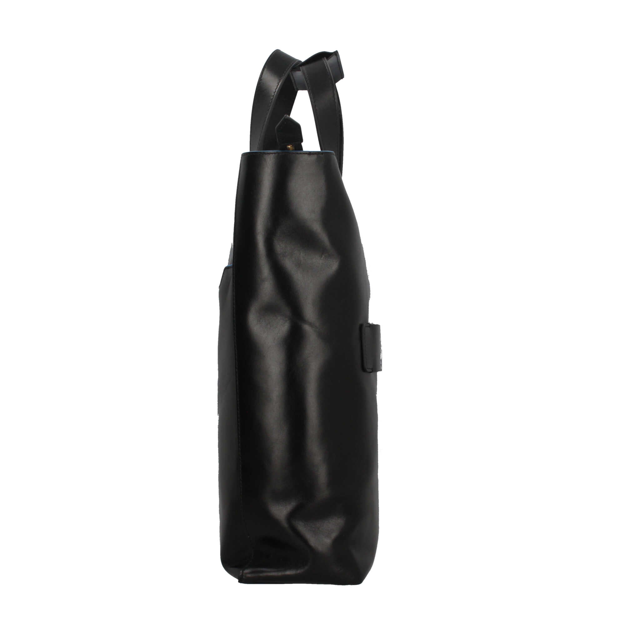 Tote bag Piquadro in pelle per laptop 14" con protezione RFID